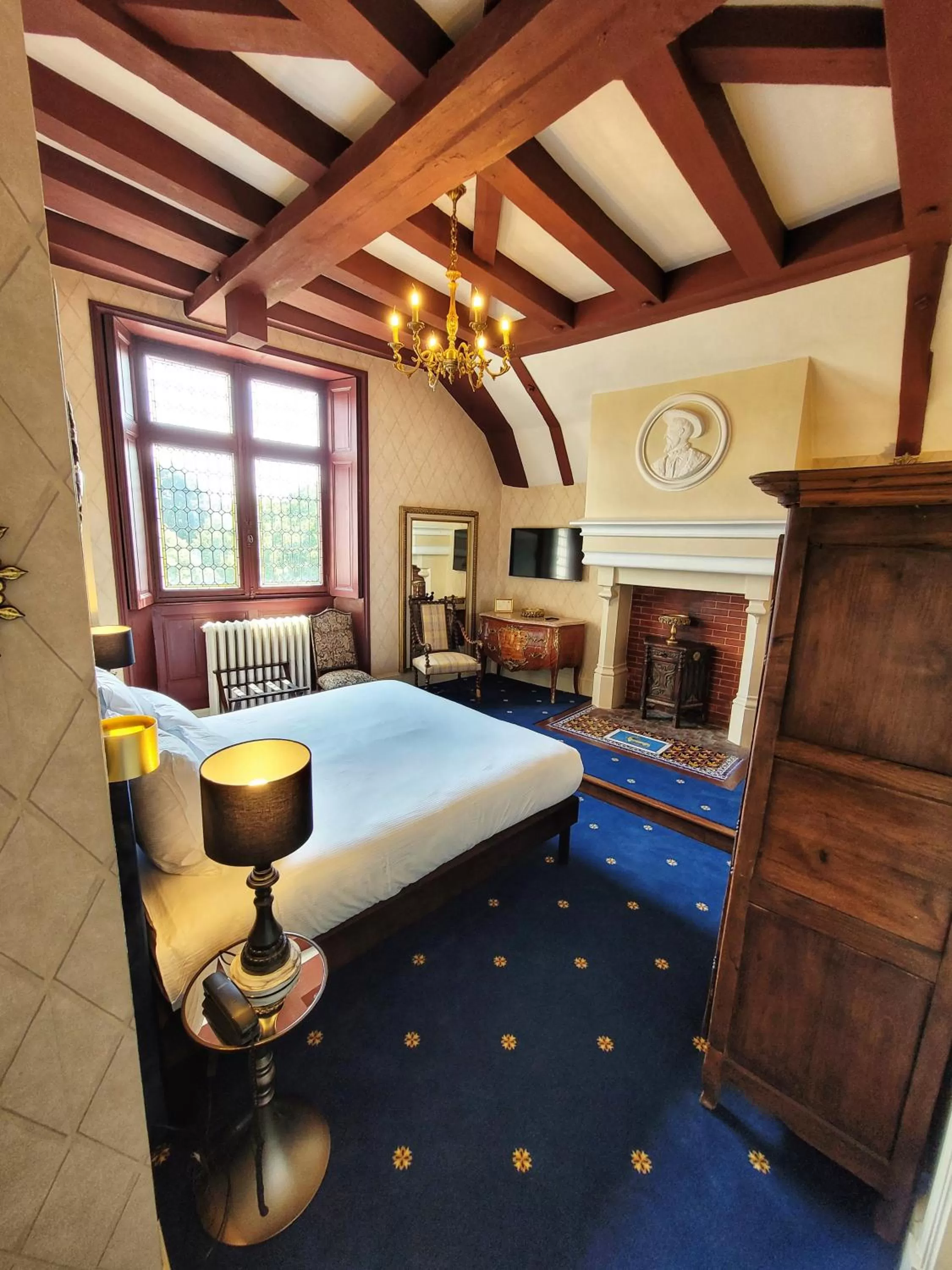 Bed in Le Manoir Saint Thomas