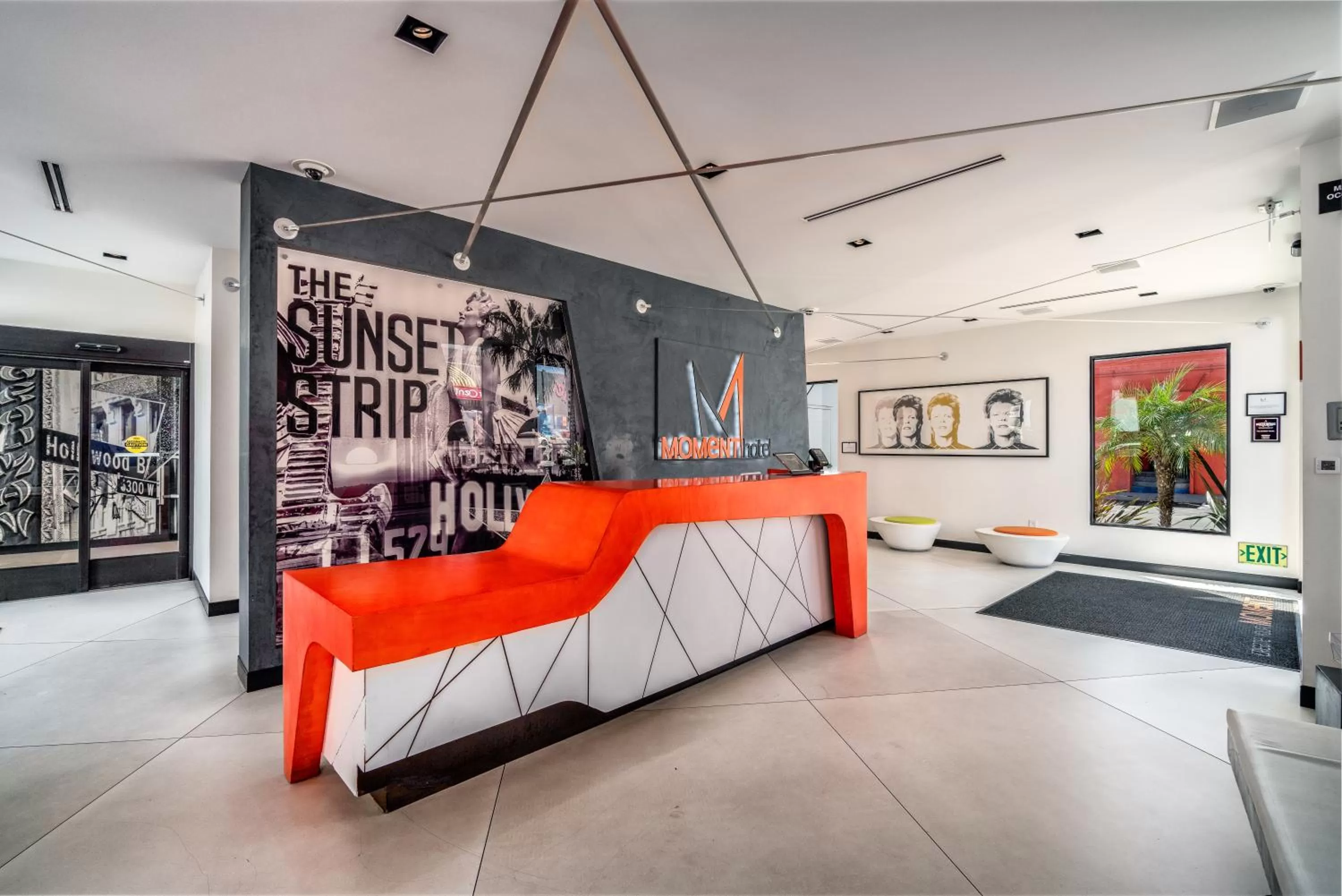 Lobby or reception in The Moment Hotel