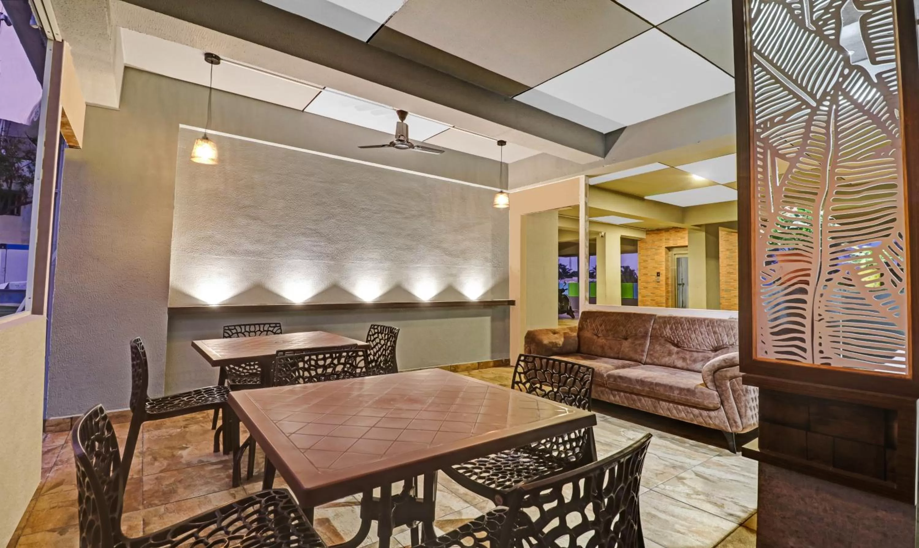 Dining area in Treebo Seabreeze Comforts