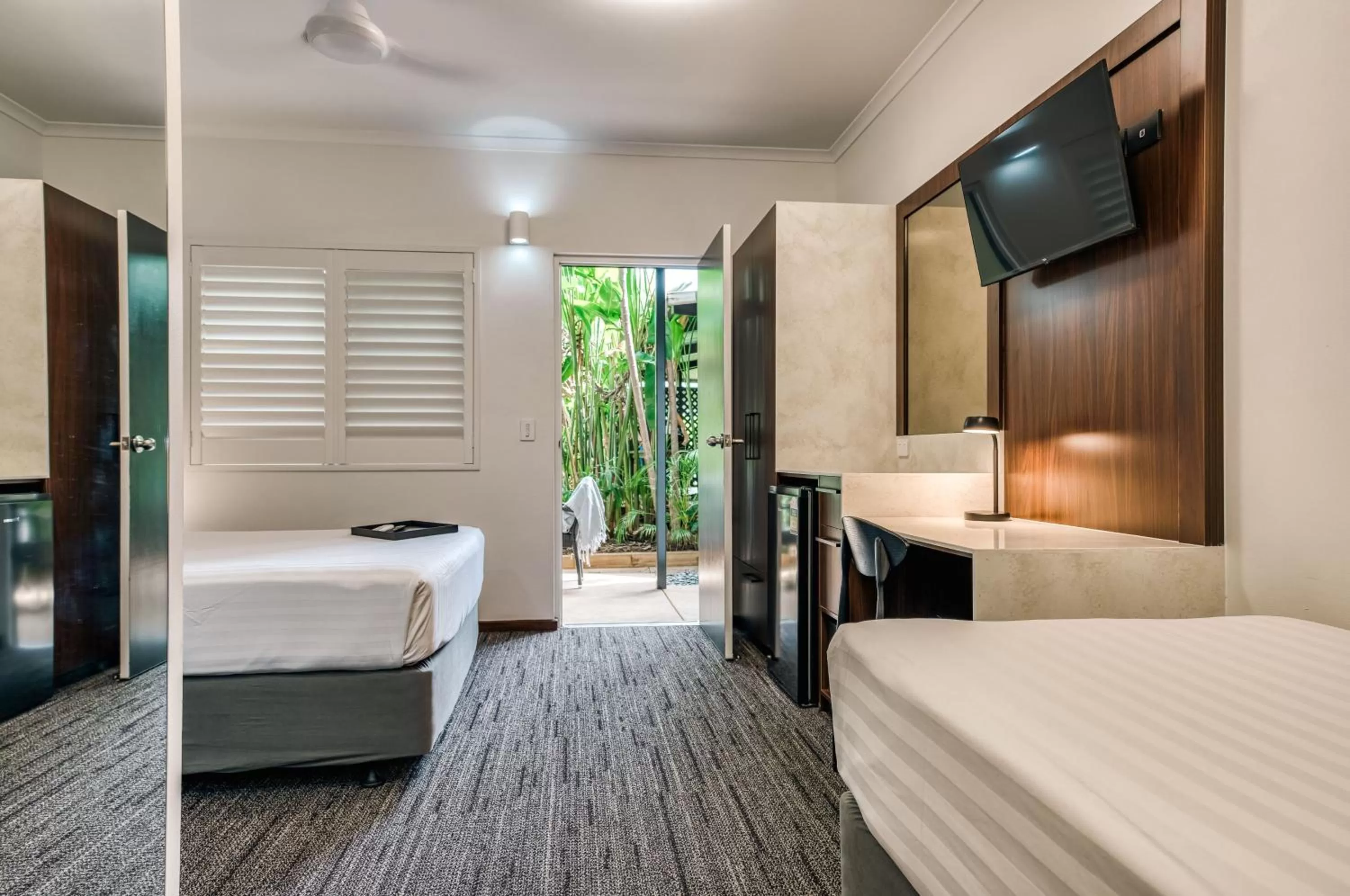 Bed in Palms City Resort