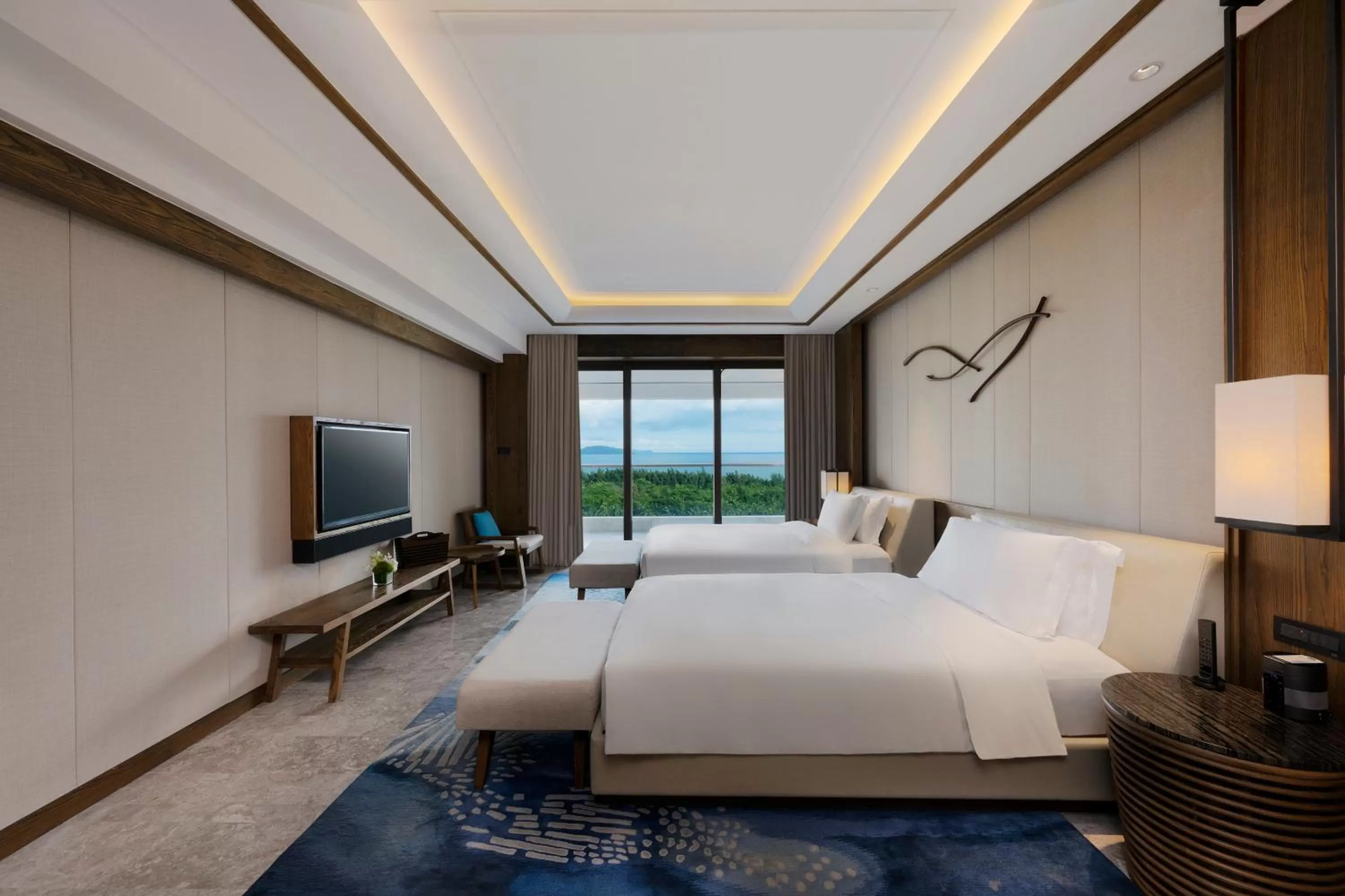 Photo of the whole room, Bed in InterContinental Sanya Haitang Bay Resort by IHG