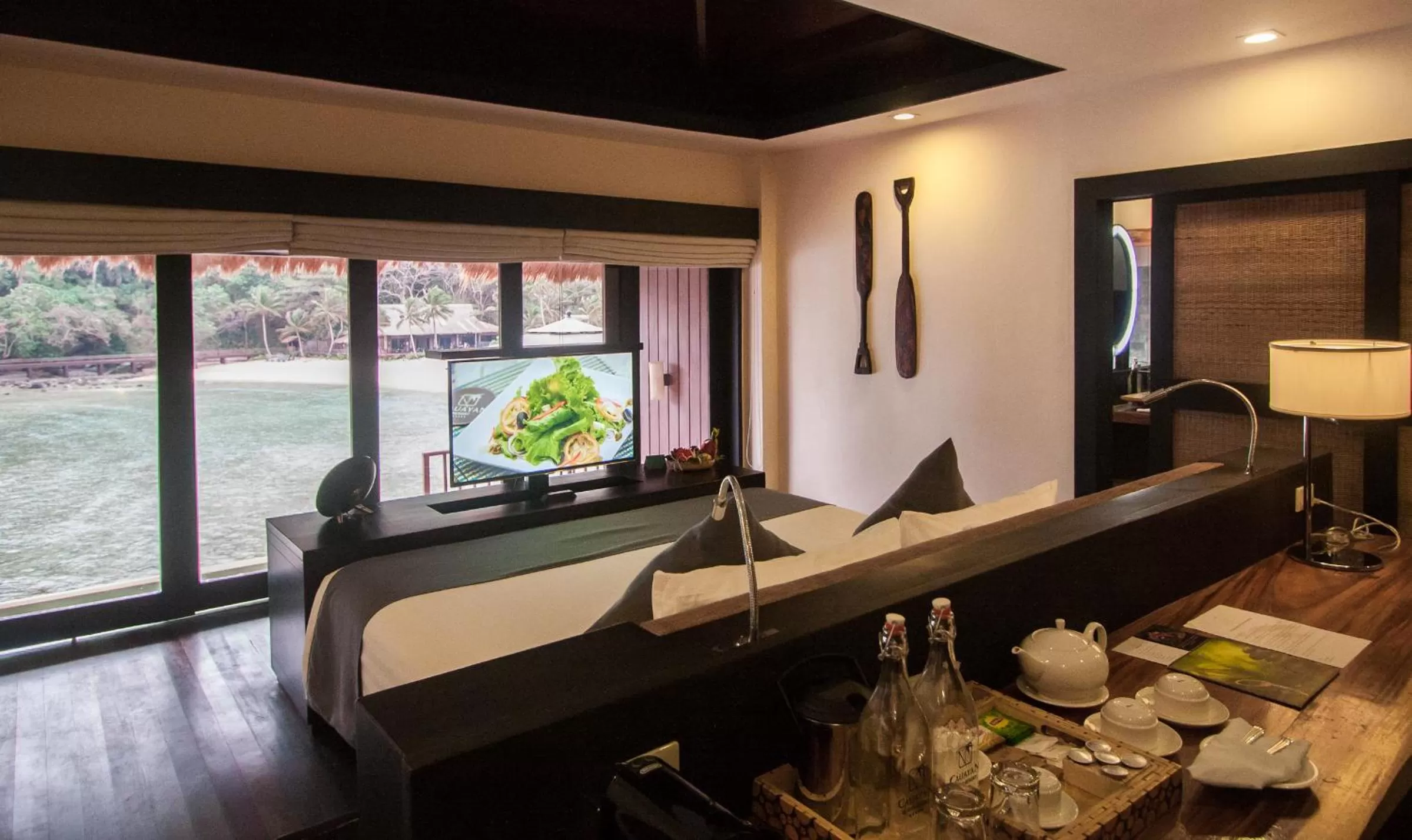 Bed in Cauayan Island Resort and Spa