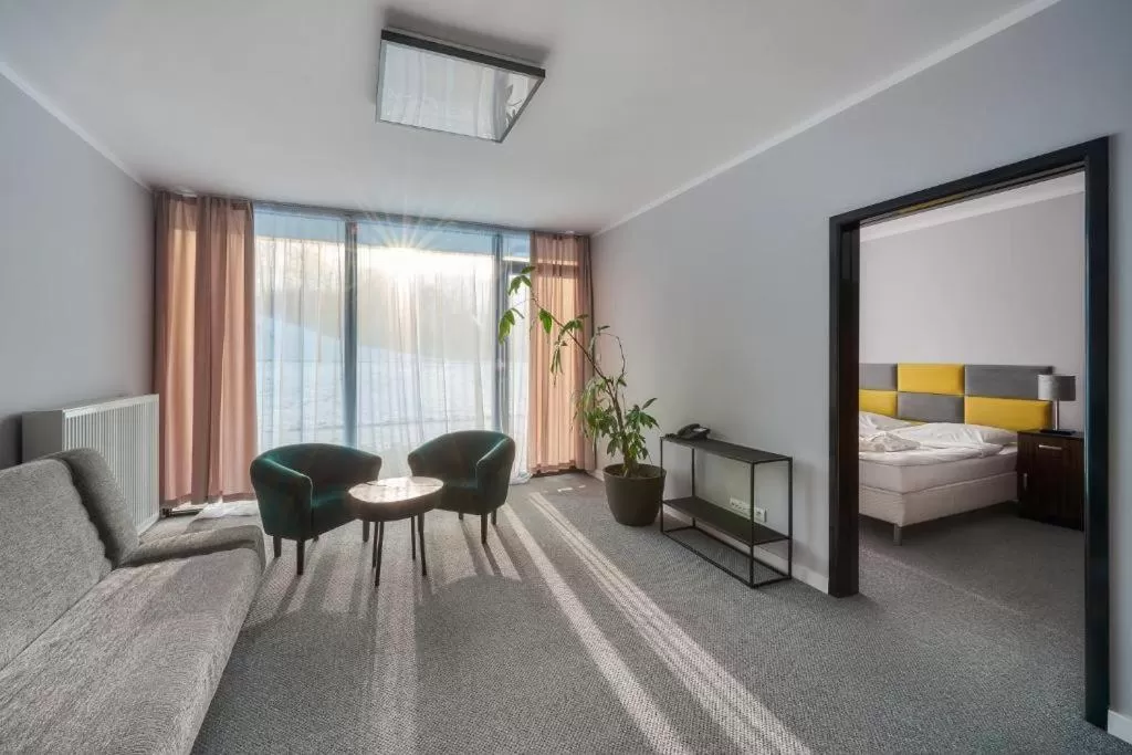 Living room, Bed in Termy Warmińskie