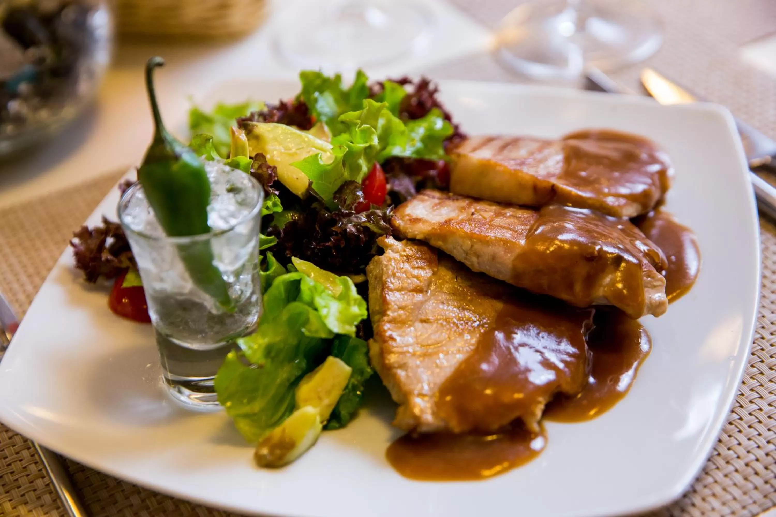 Food close-up in Budapest Hotel - Free Parking