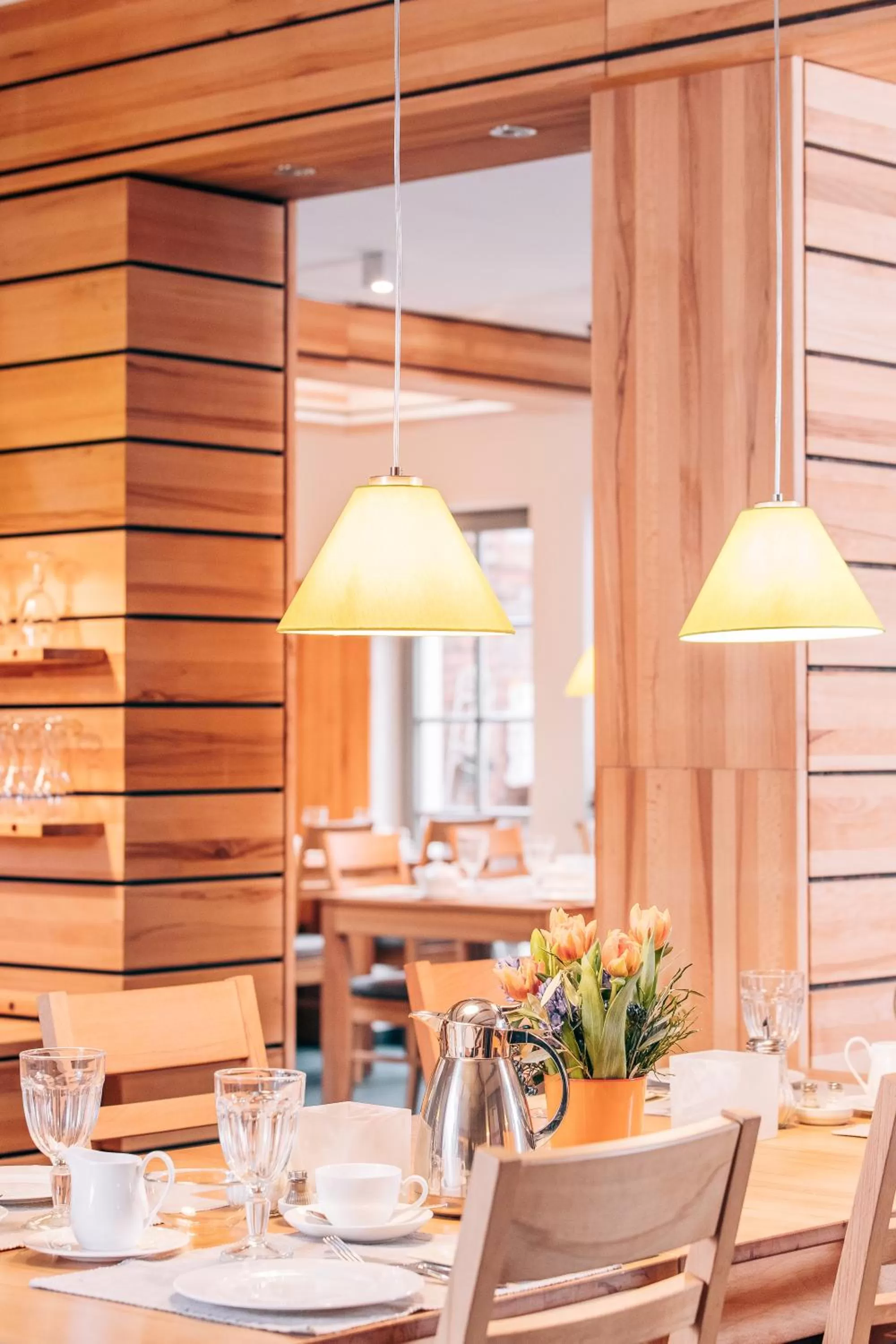 Dining area in Biohotel Kunstquartier