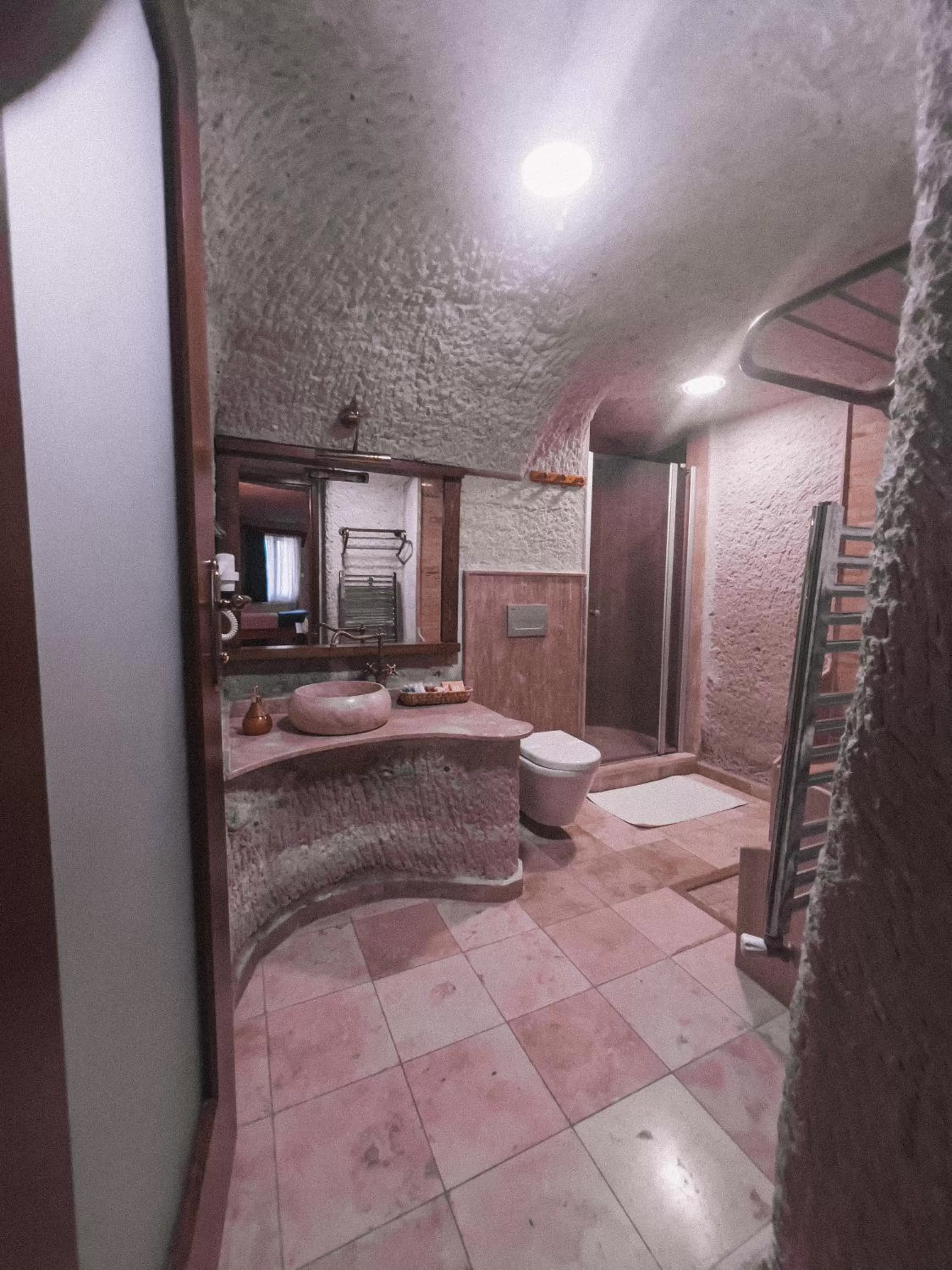 Bathroom in Local Cave House