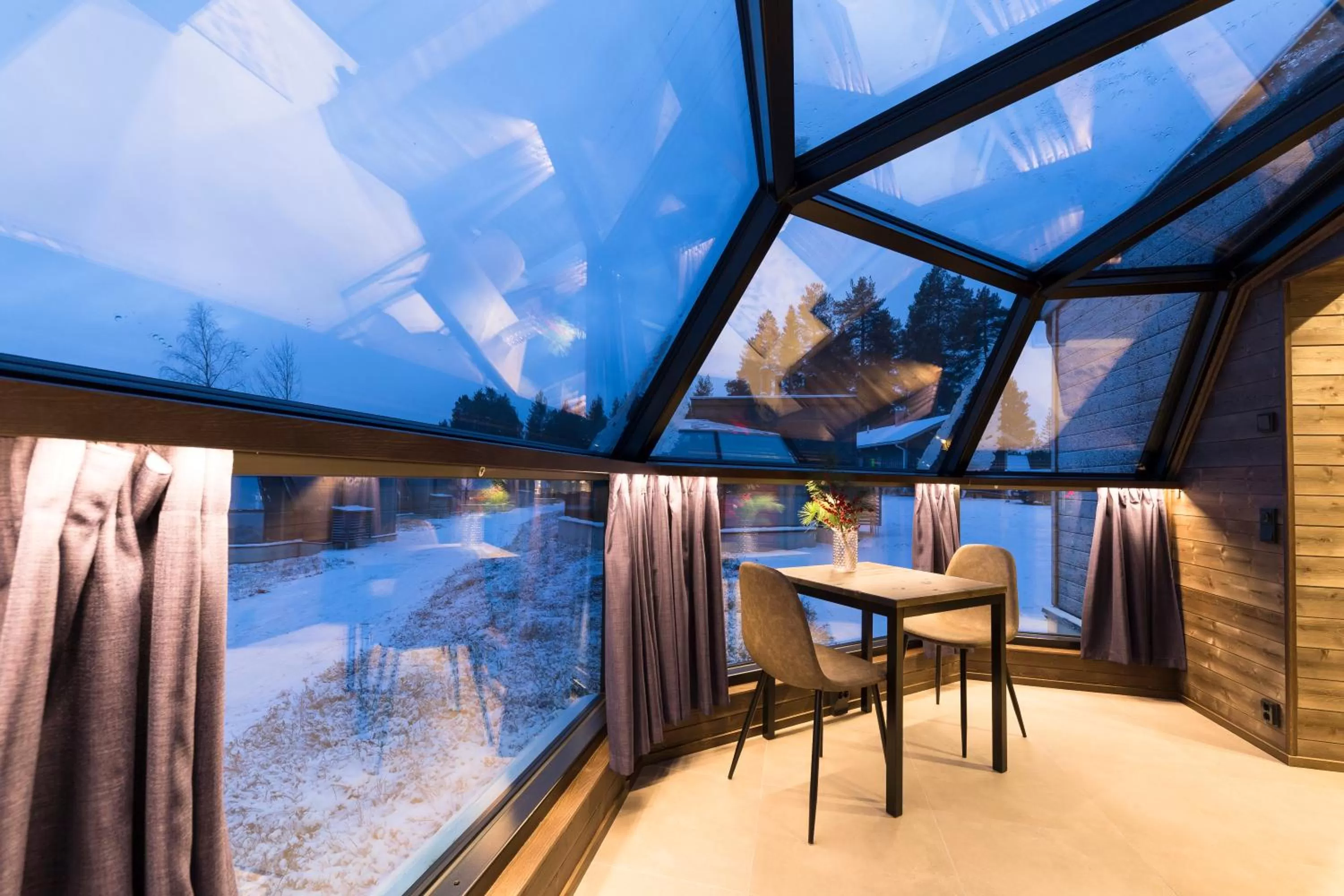 Winter in Ranua Resort Arctic Igloos