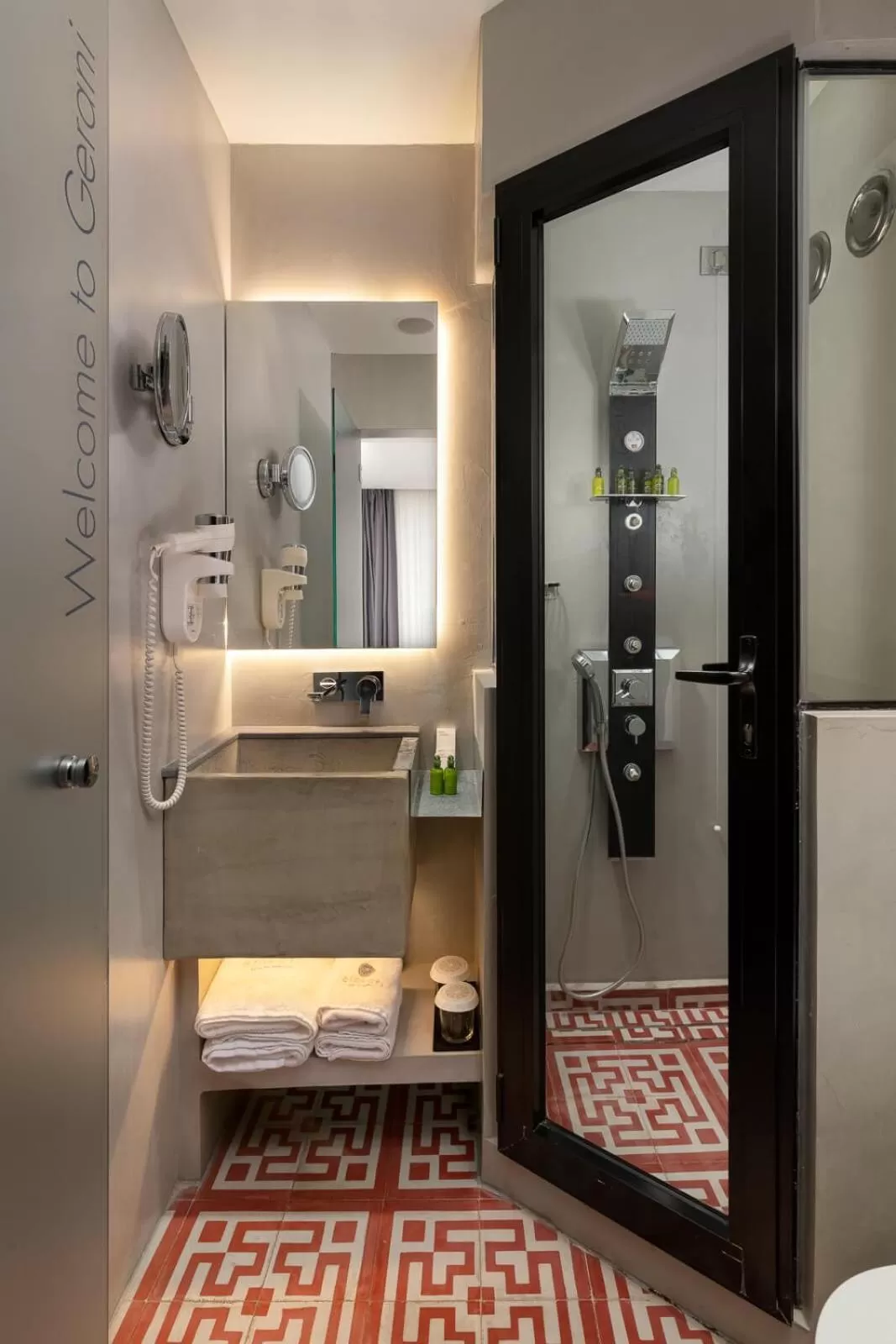 Shower in Elakati Luxury Boutique Hotel - Adults Only