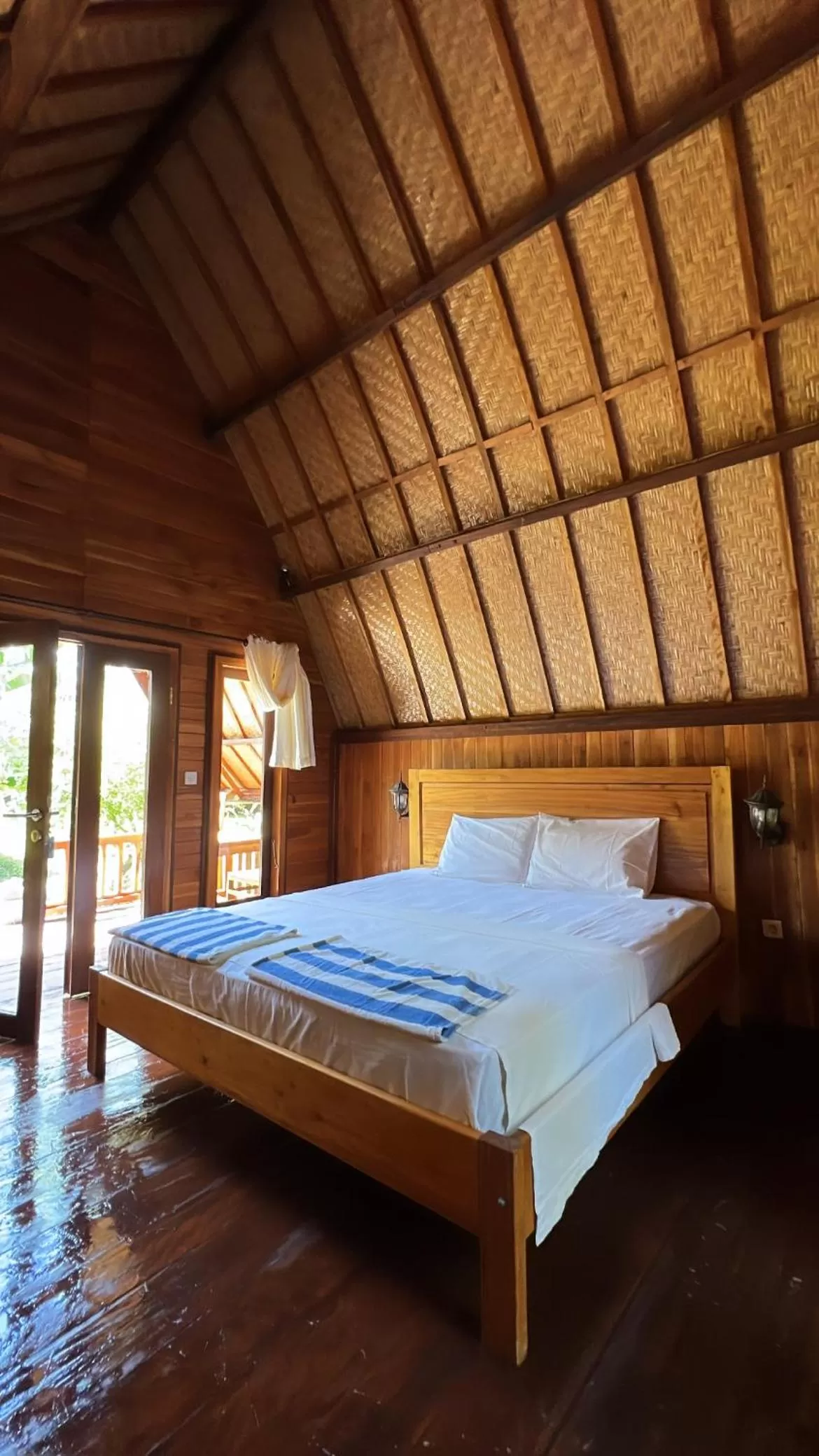 Bed in Gita Gili Bungalow