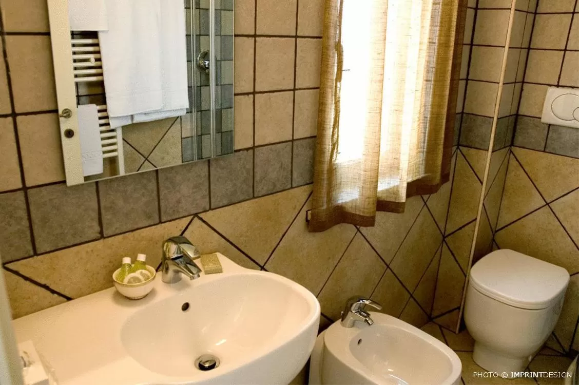 Bathroom in Residenza Glave