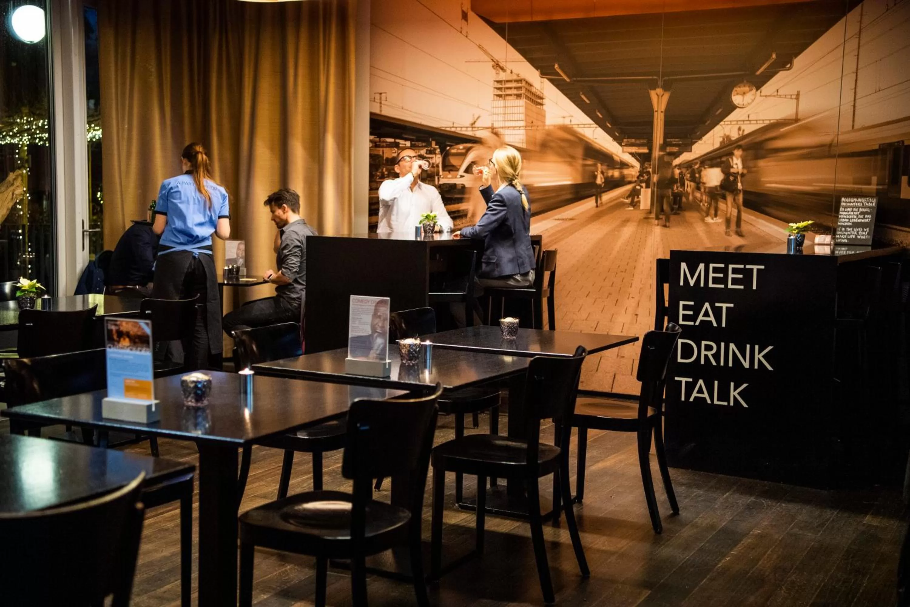 Lounge or bar in Hotel Bauernhof - Self Check-In Hotel