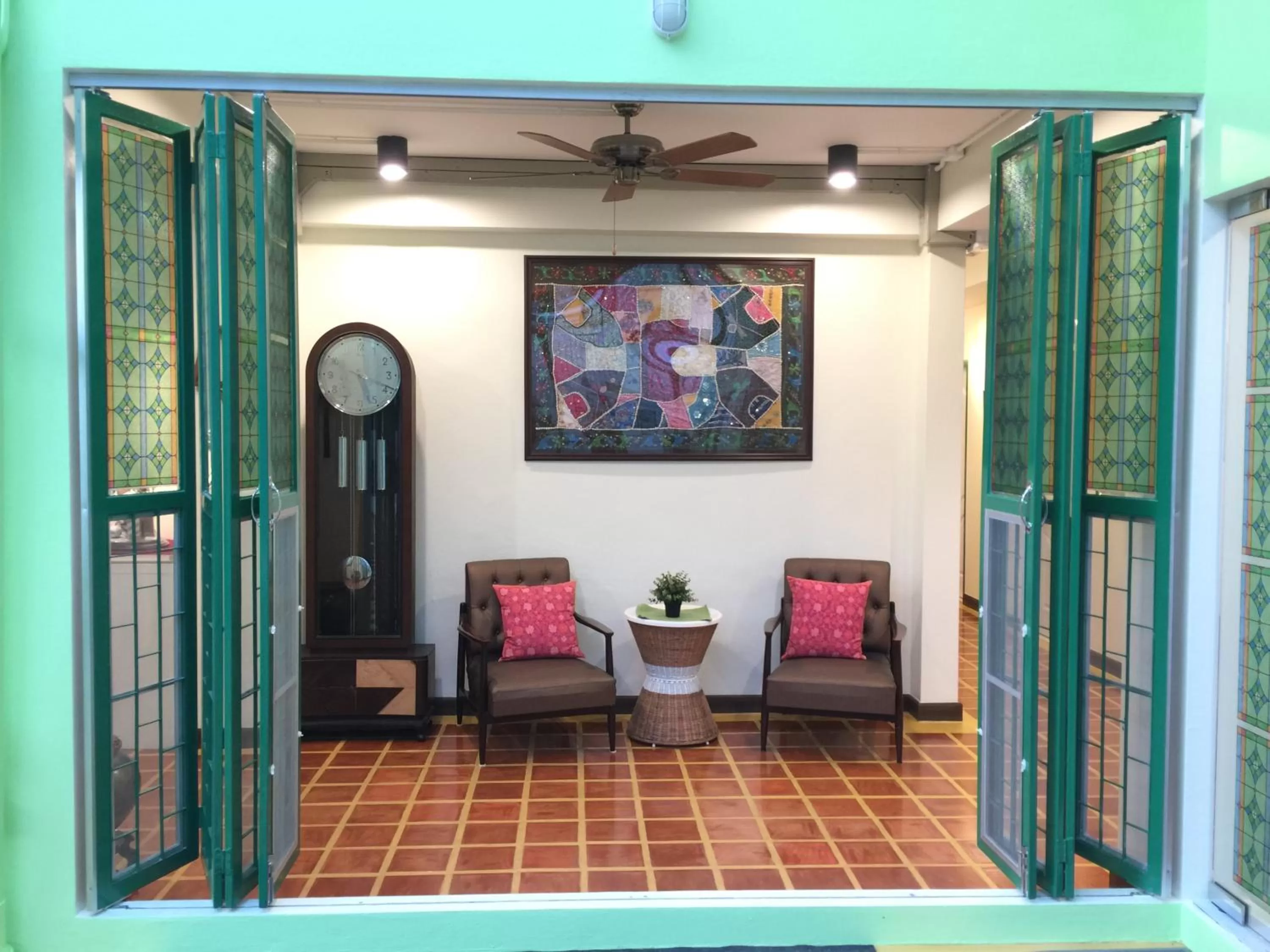 Property building in Greenery Hostel