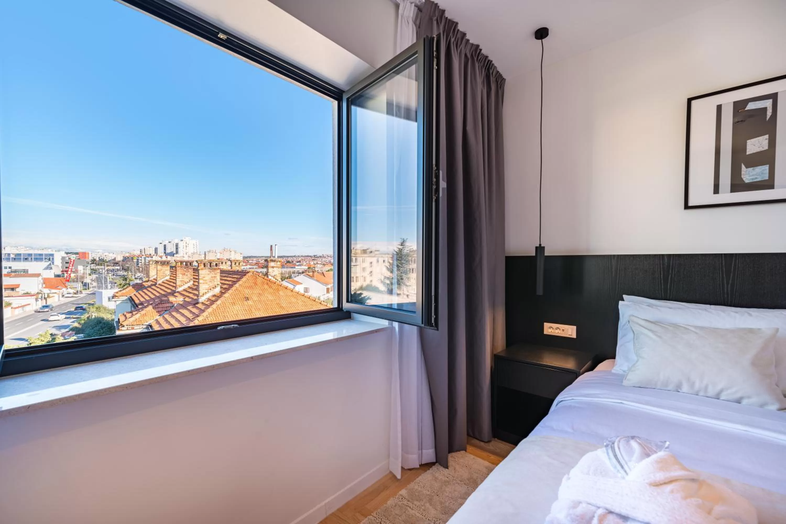 Bed in Miramare Hotel