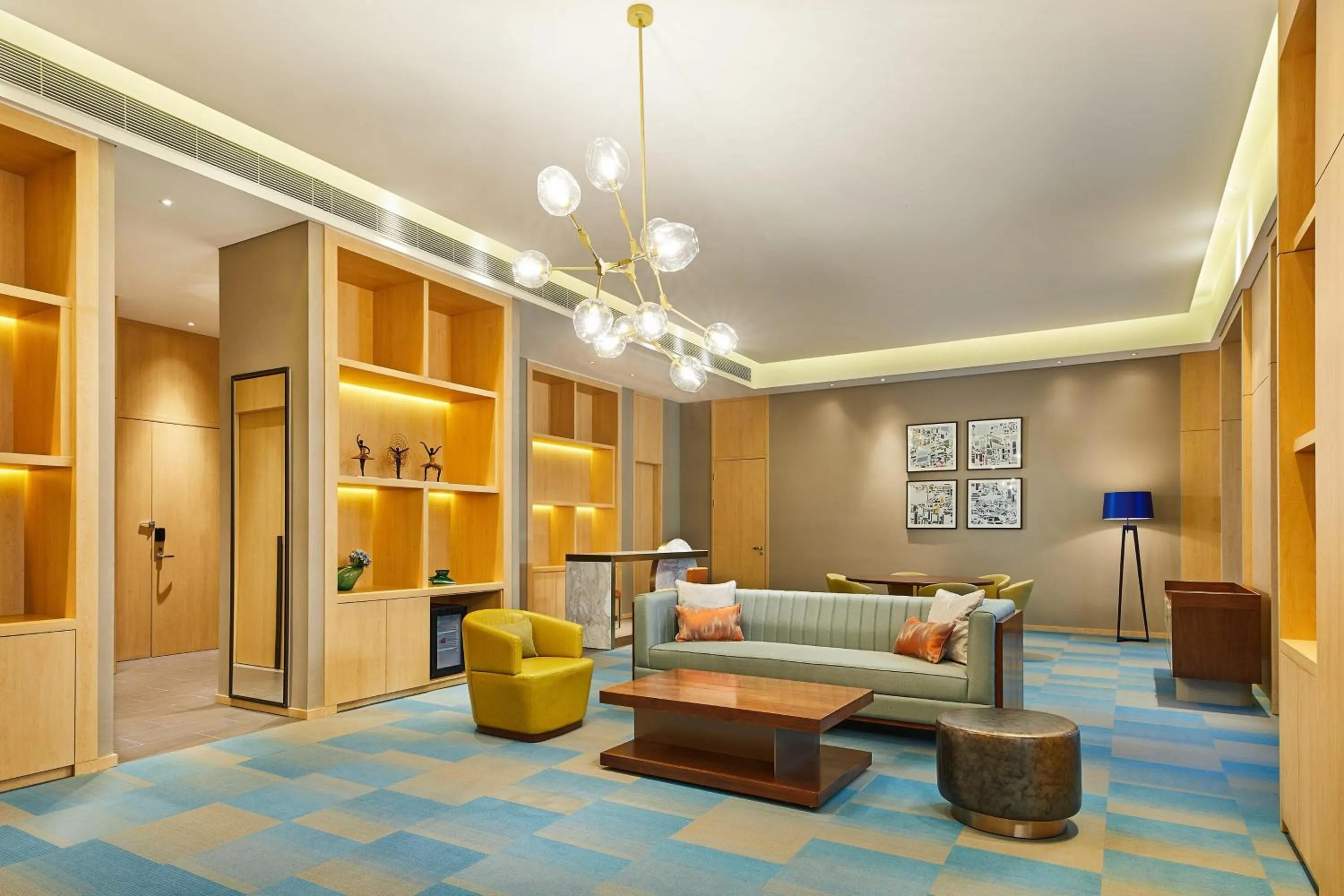 Living room in Aloft Shanghai Zhangjiang Haike