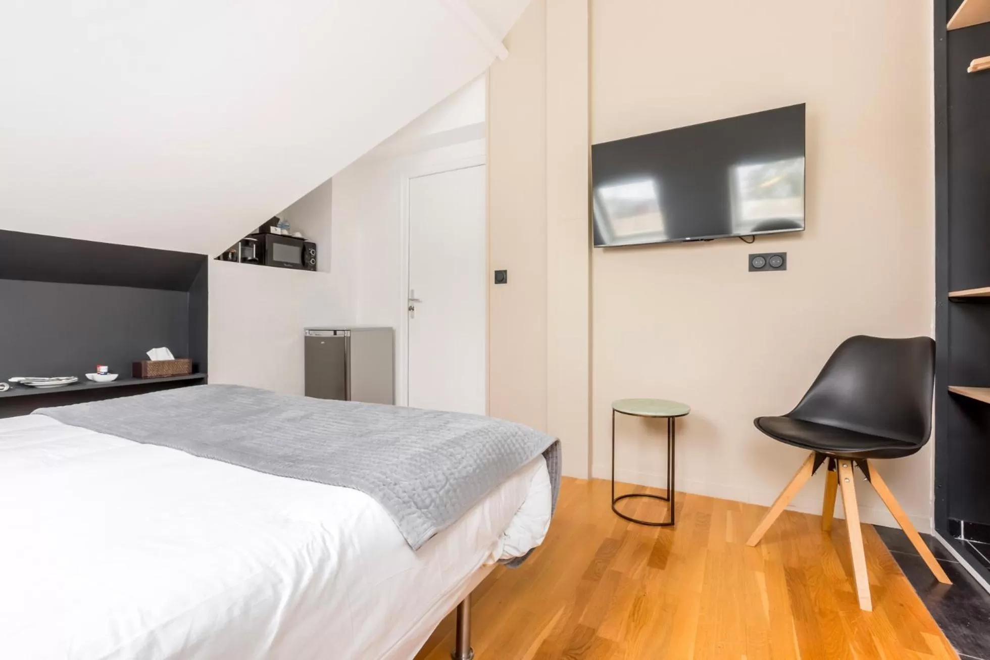 Bedroom, Bed in Au Chat Qui Dort Lille - Villa Gounod