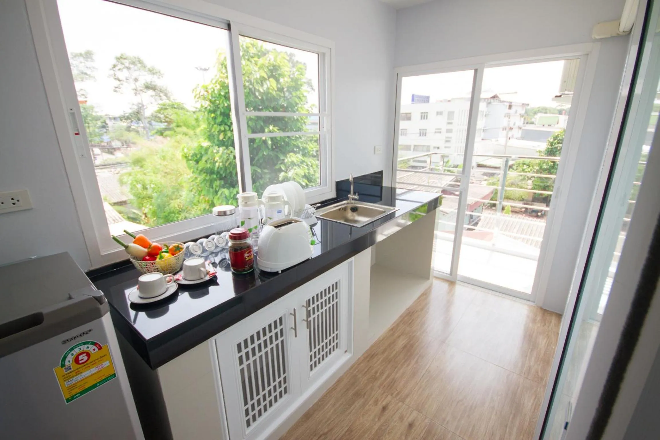 Kitchen or kitchenette in Charisma Residence