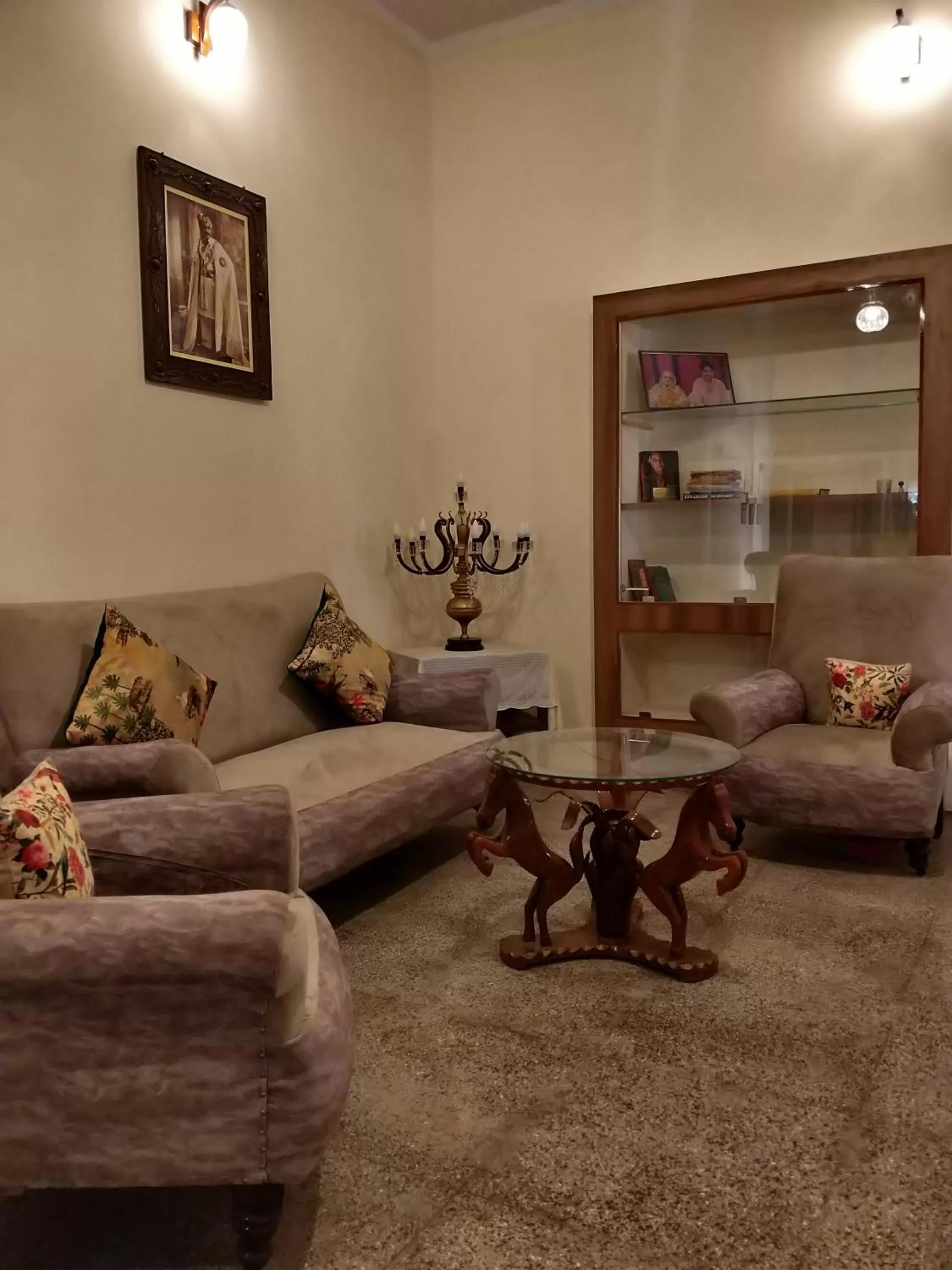 Living room in Sankhu Niwas