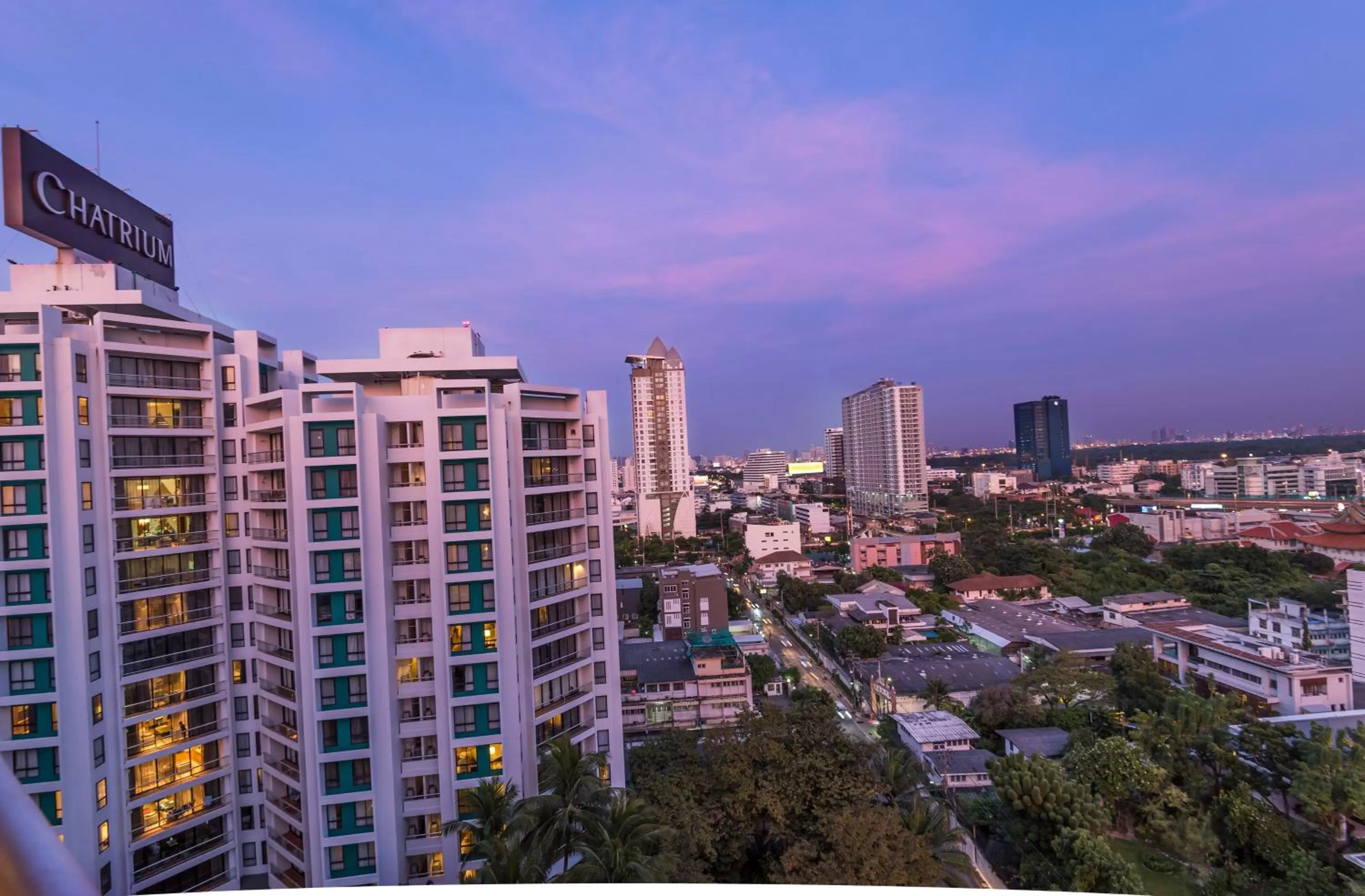 City view in Chatrium Sathon Bangkok