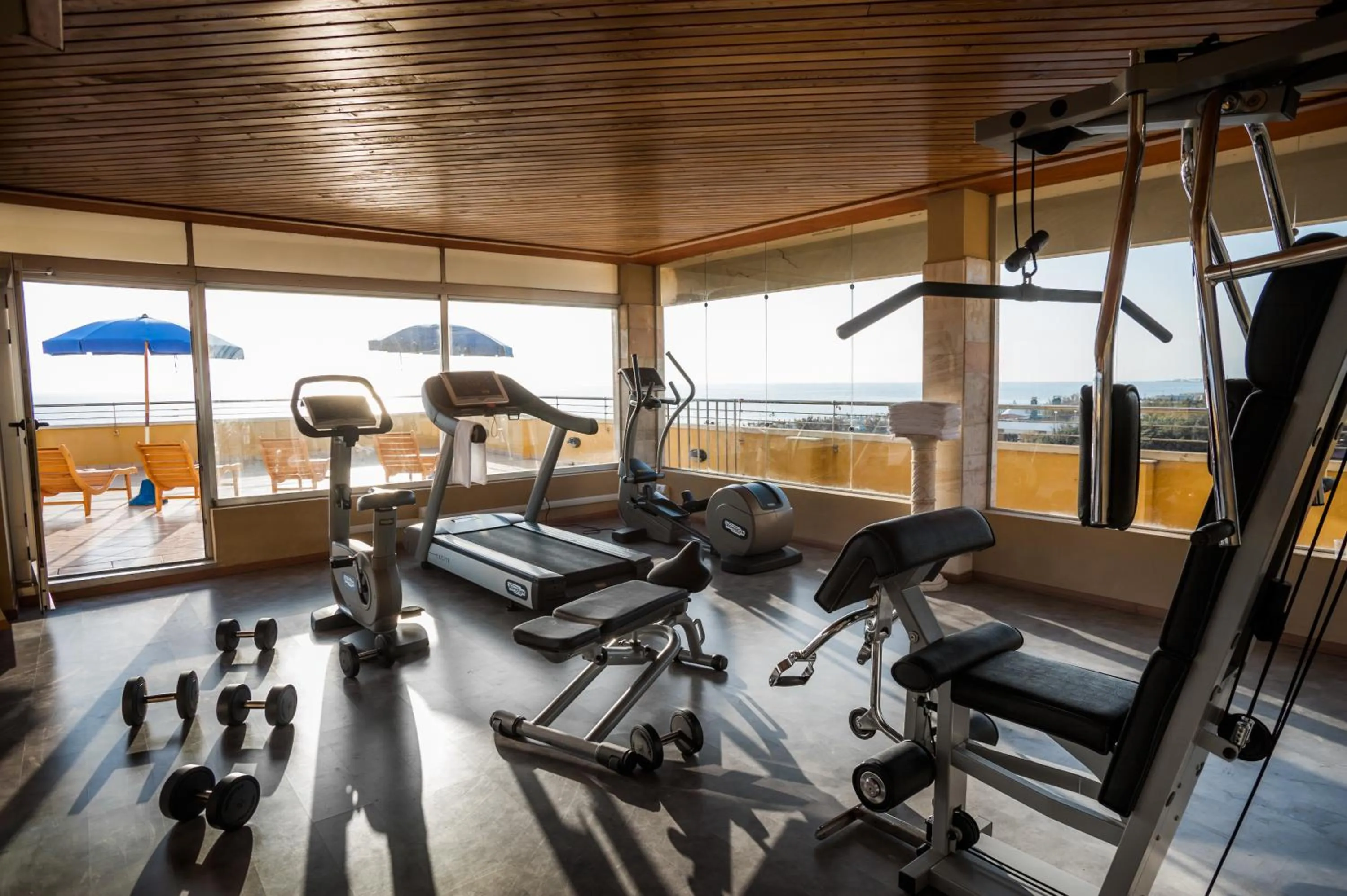 Fitness centre/facilities in Grand Hotel Continental
