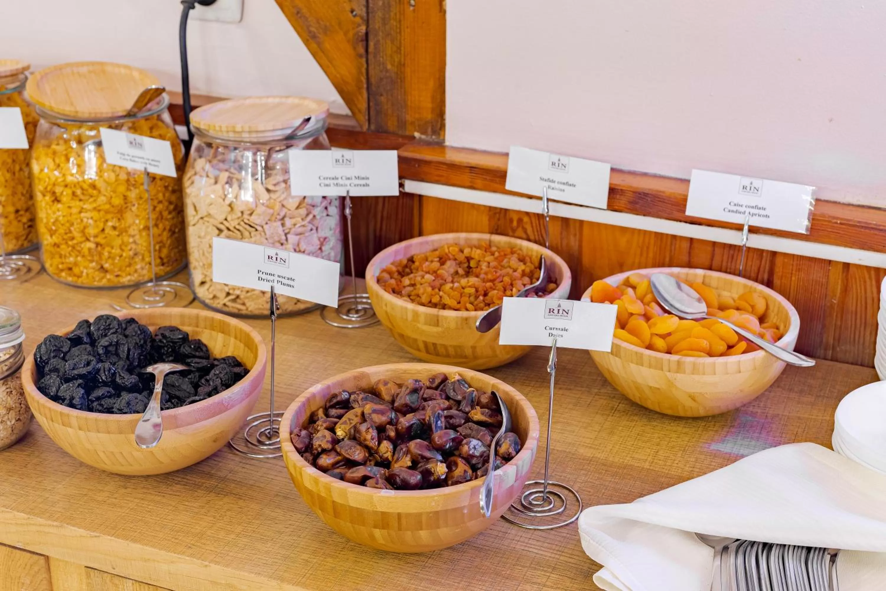 Buffet breakfast in RIN Airport Hotel