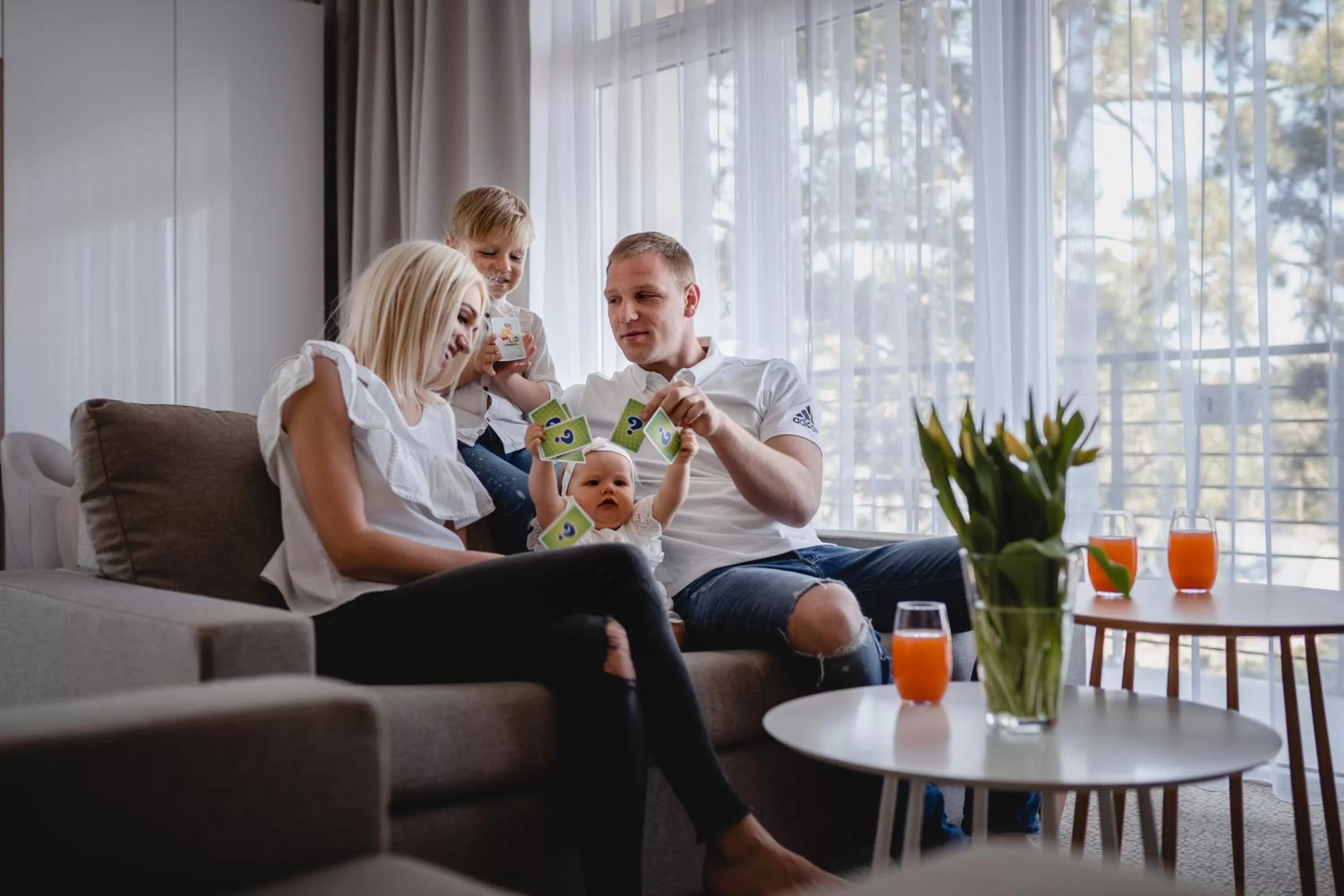 Seating area in Molo Park Aparthotel