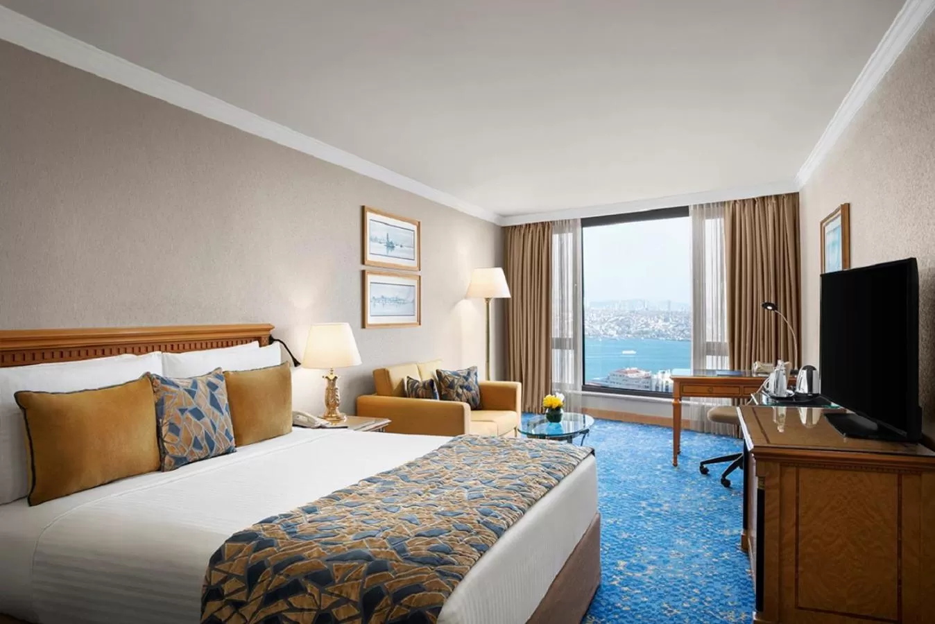 TV and multimedia, Bed in InterContinental Istanbul by IHG