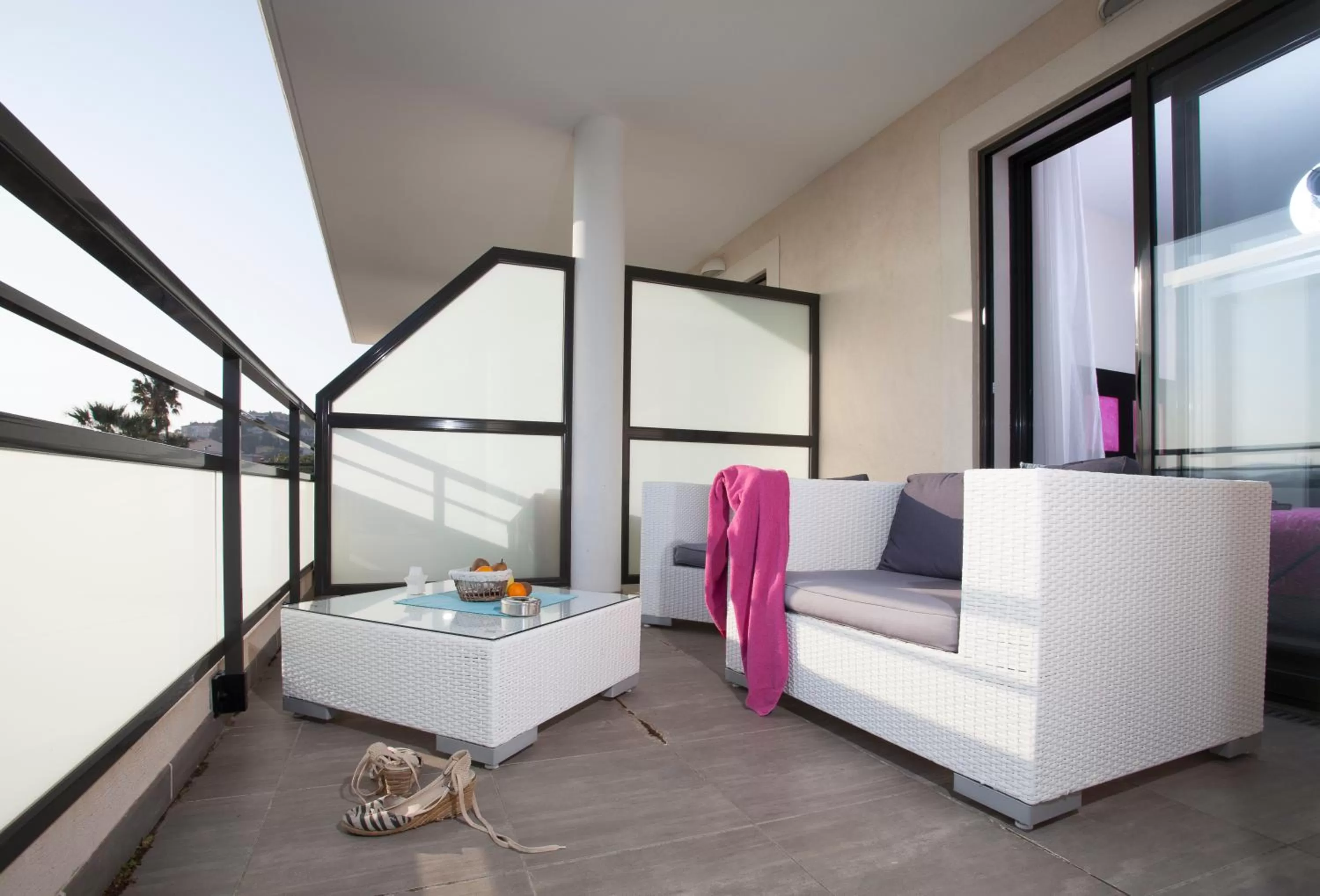 Balcony/Terrace in Hôtel Baptistin