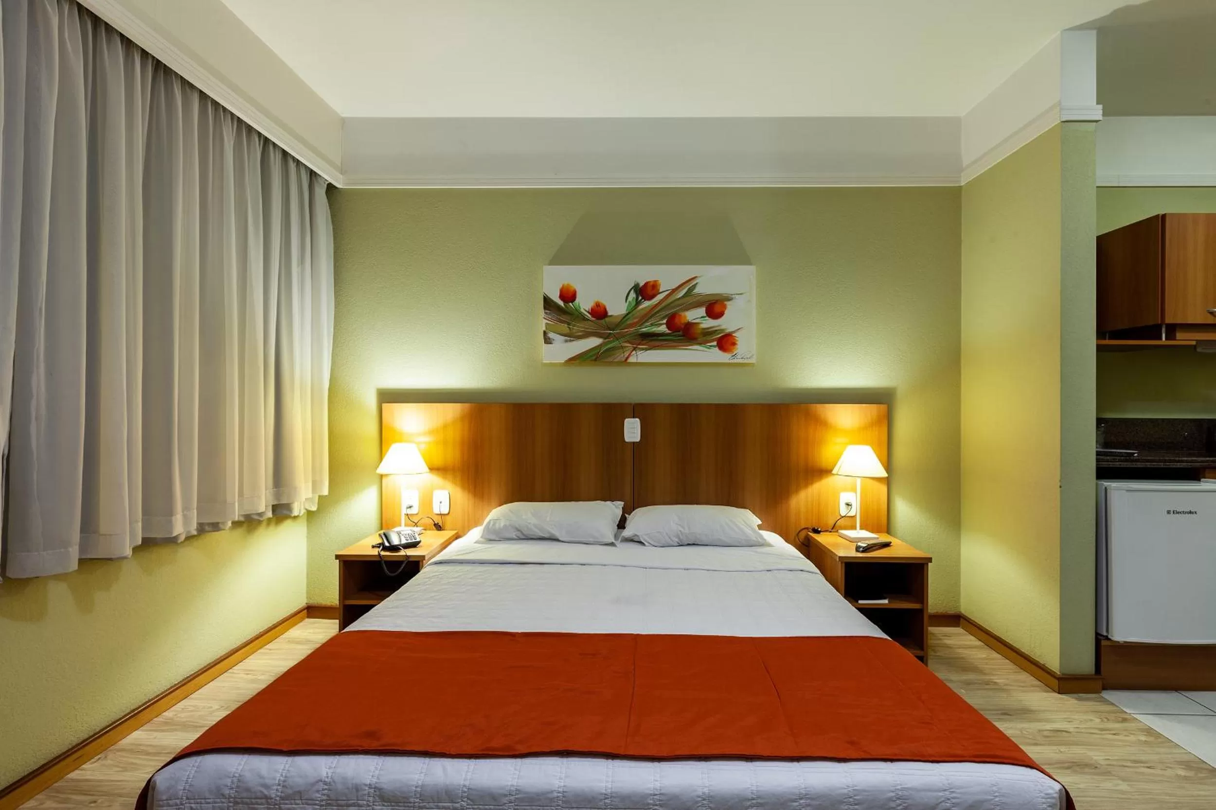 Bed in Tri Hotel Executive Caxias
