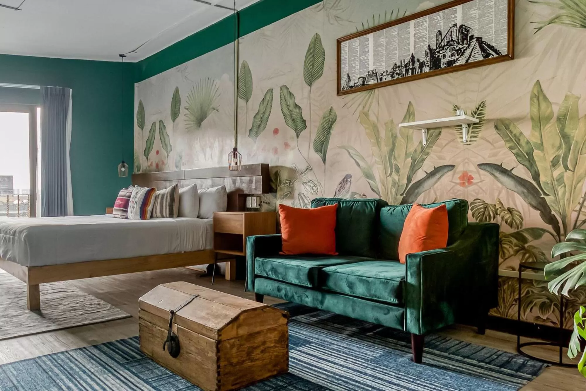 Photo of the whole room, Seating Area in Selina Mexico City Downtown