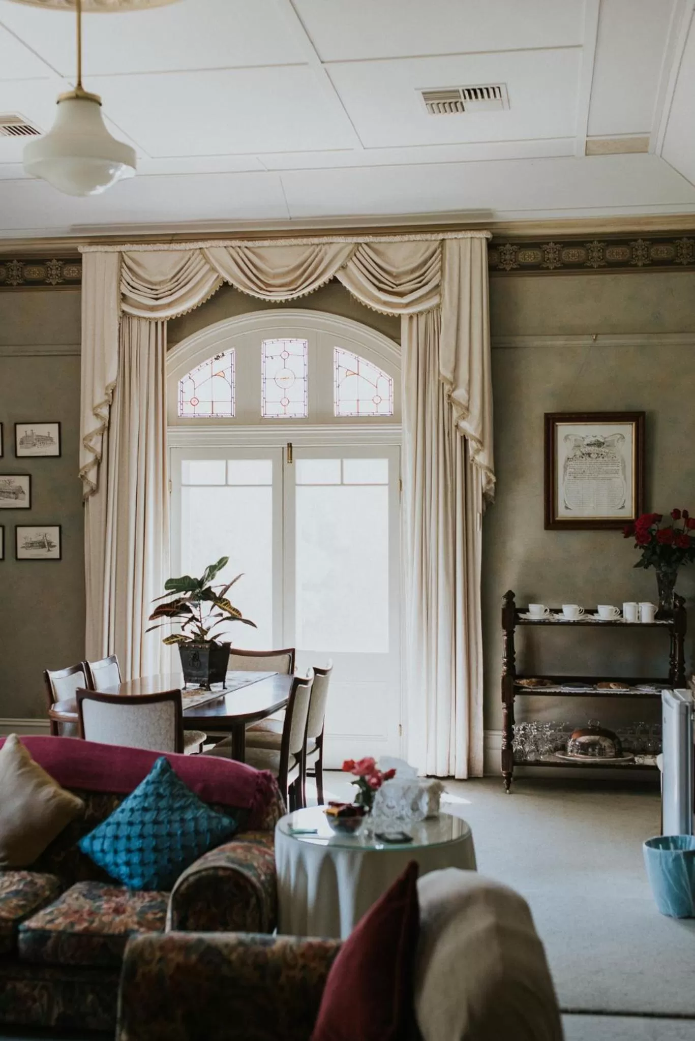 Dining area in Forgandenny House B&B