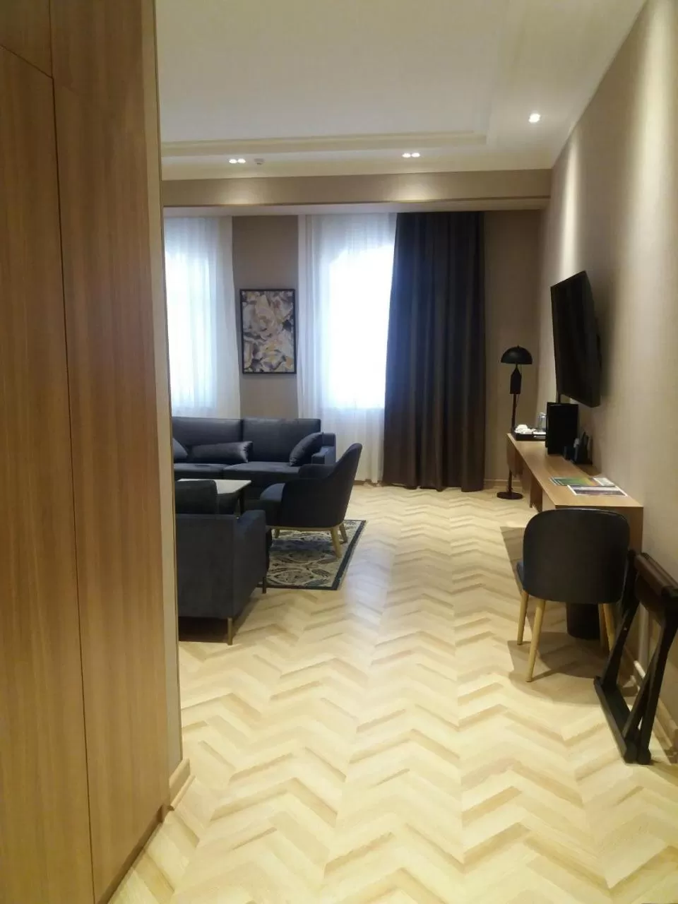 Bed in Termez Palace Hotel & Spa