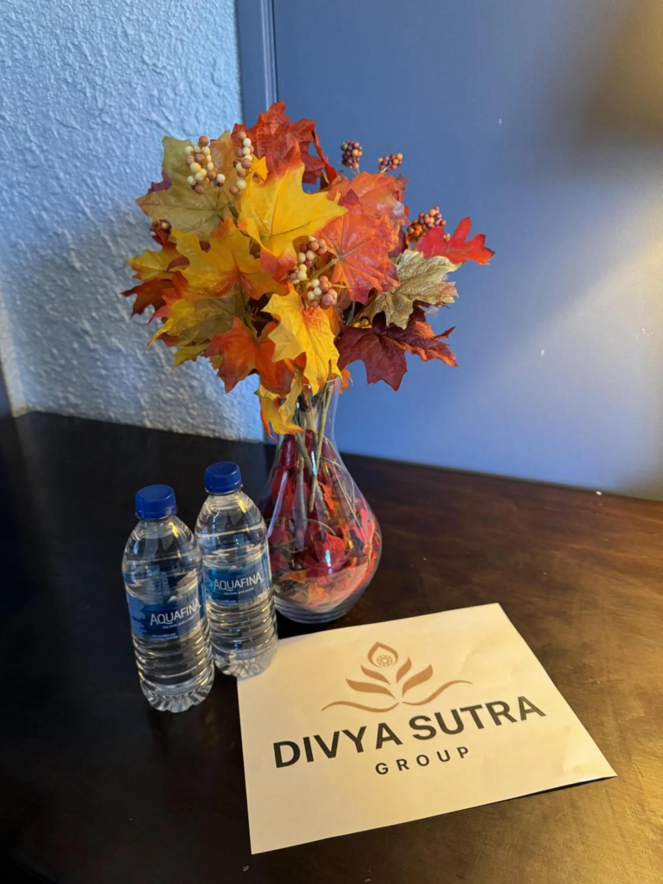 Decorative detail in Divya Sutra Plaza and Conference Centre, Vernon, BC