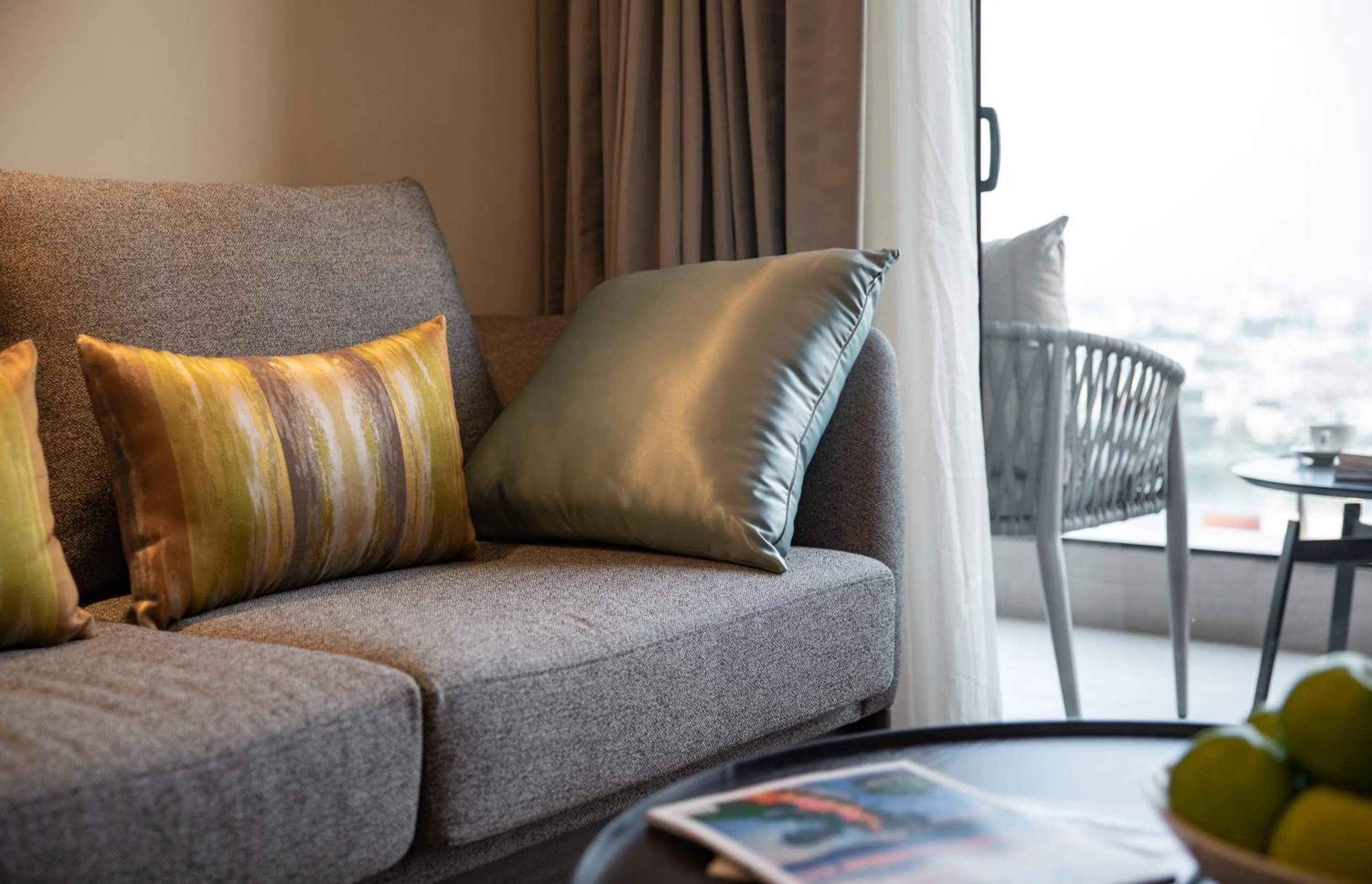 Living room in Oakwood Residence Hanoi