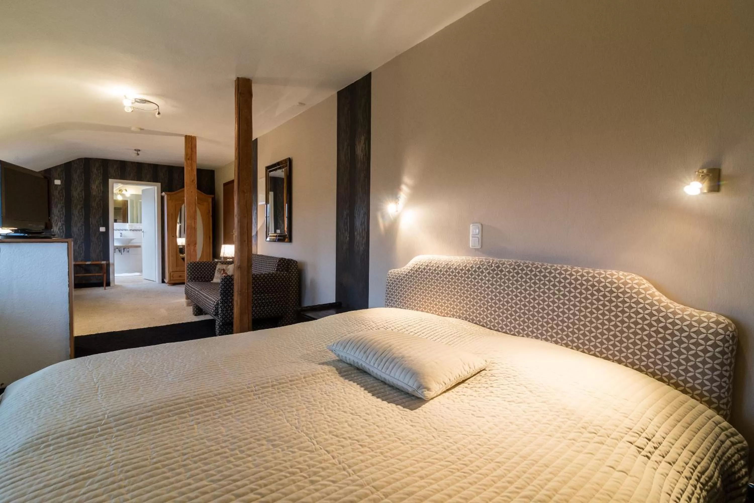 Bed in Thermen Hotel & Restaurant Bad Soden