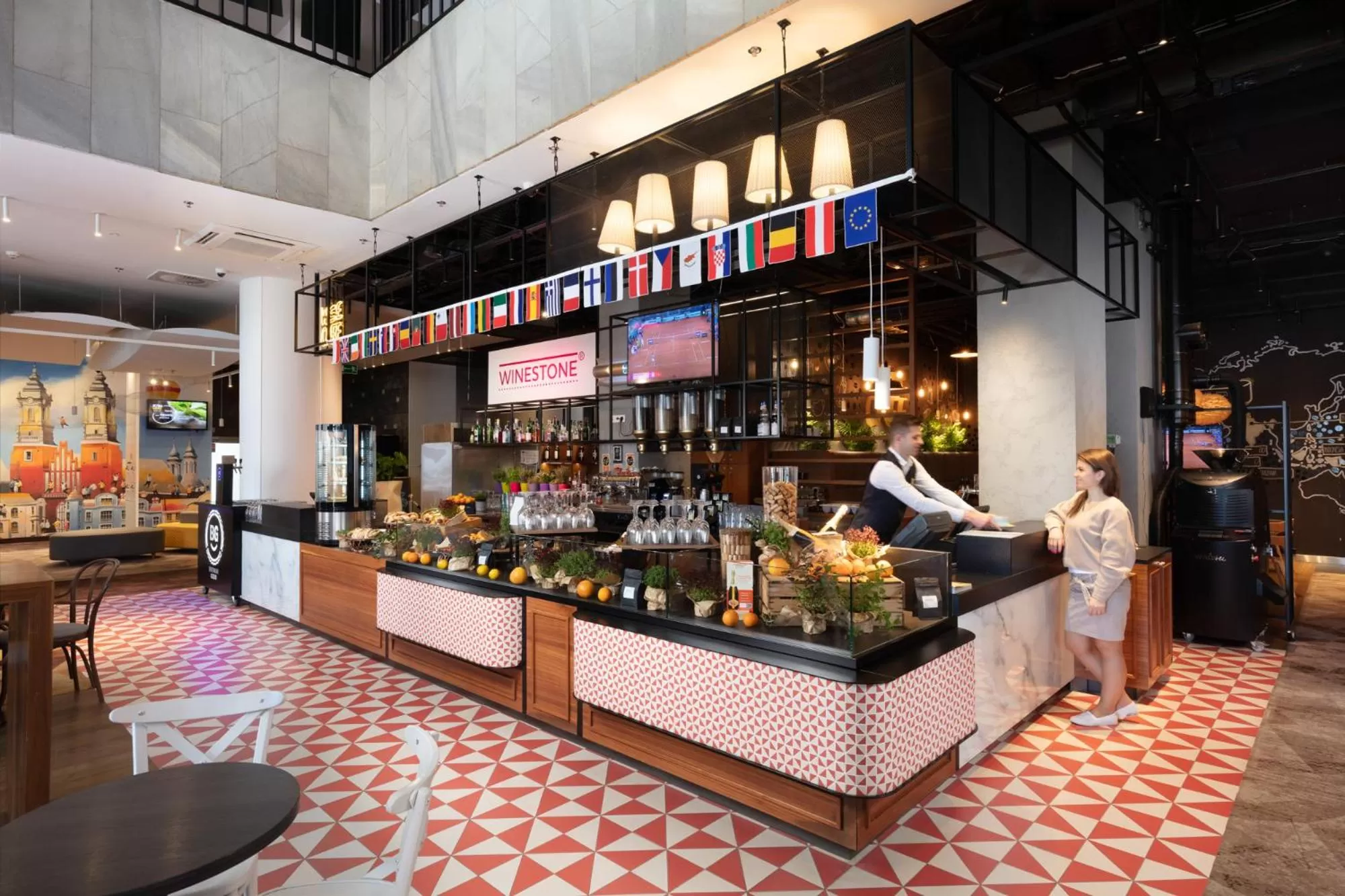 Lounge or bar in Novotel Poznan Centrum