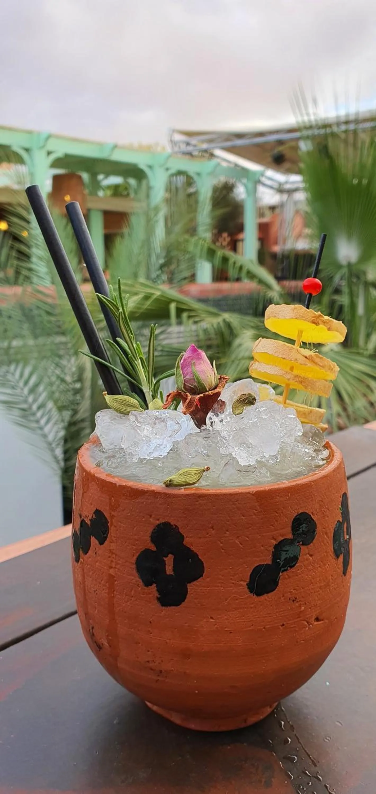 Balcony/Terrace in Riad Monceau