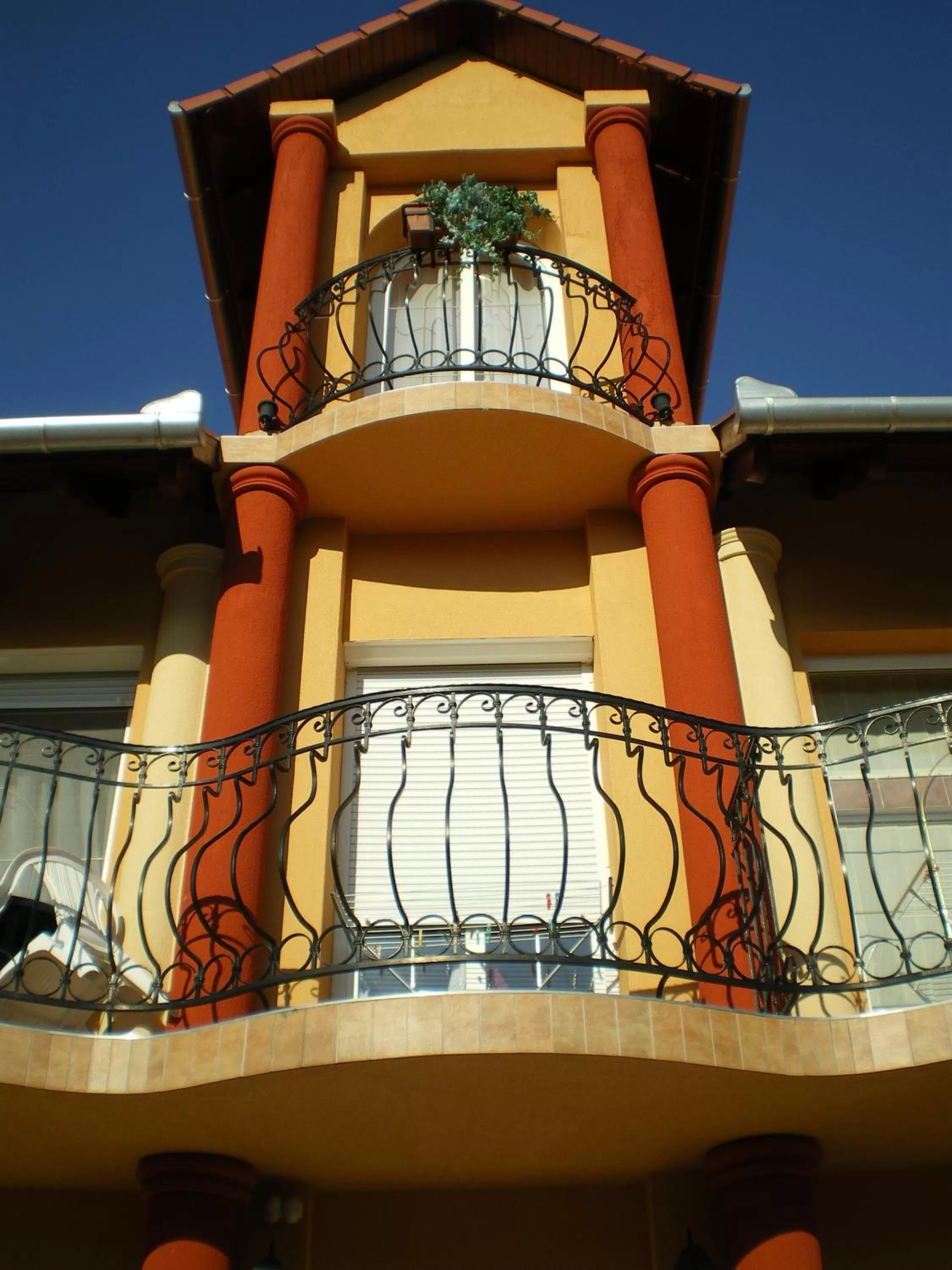 Balcony/Terrace in Mediterrán Panzió