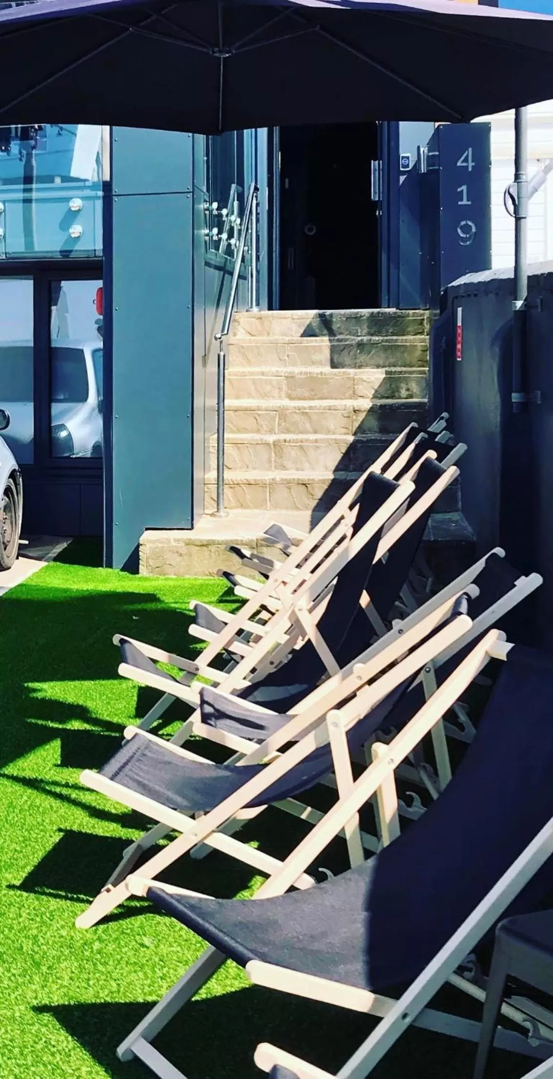 Balcony/Terrace in ApartHotel421 by Seafront Collection