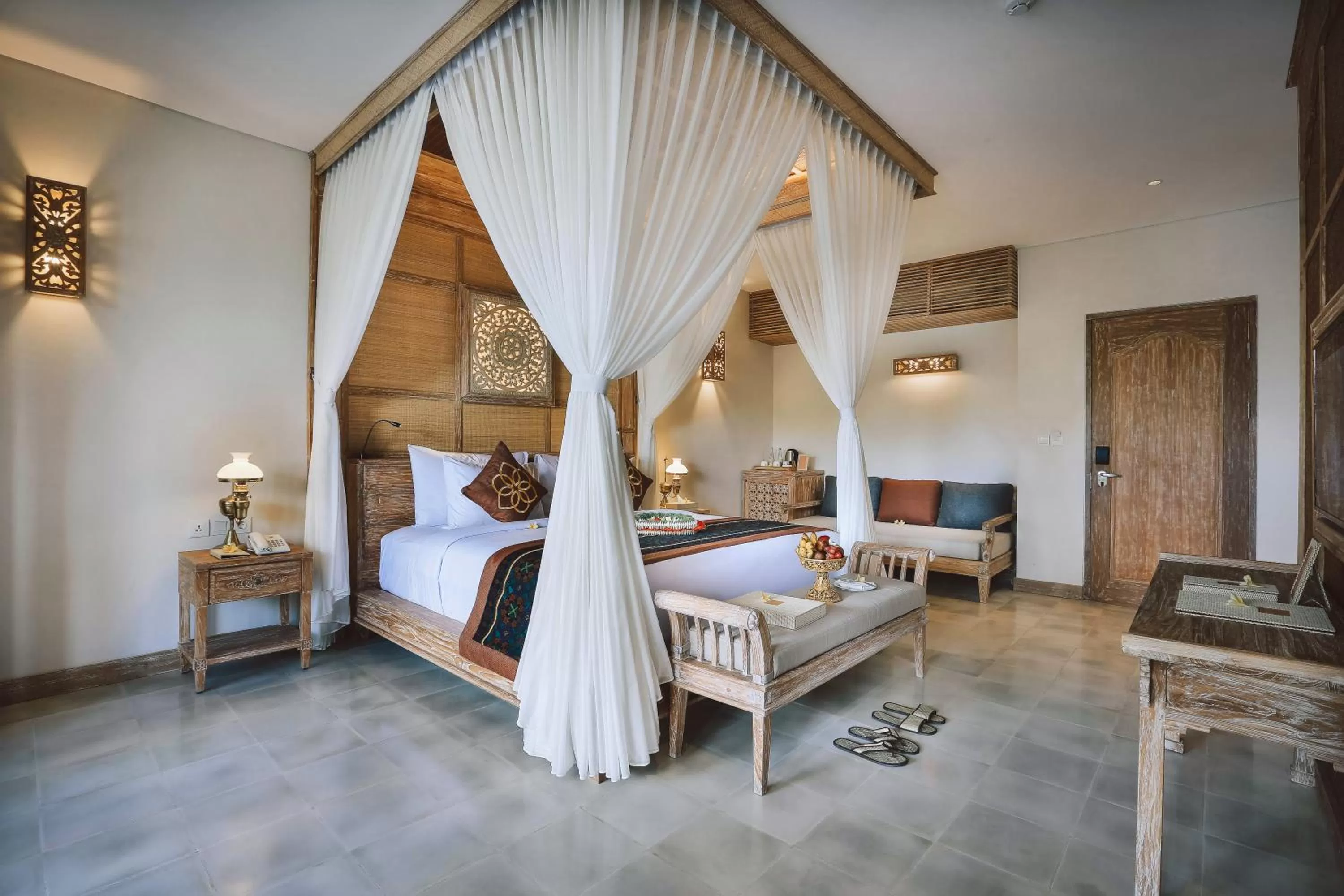 Photo of the whole room, Bed in Kuwarasan A Pramana Experience