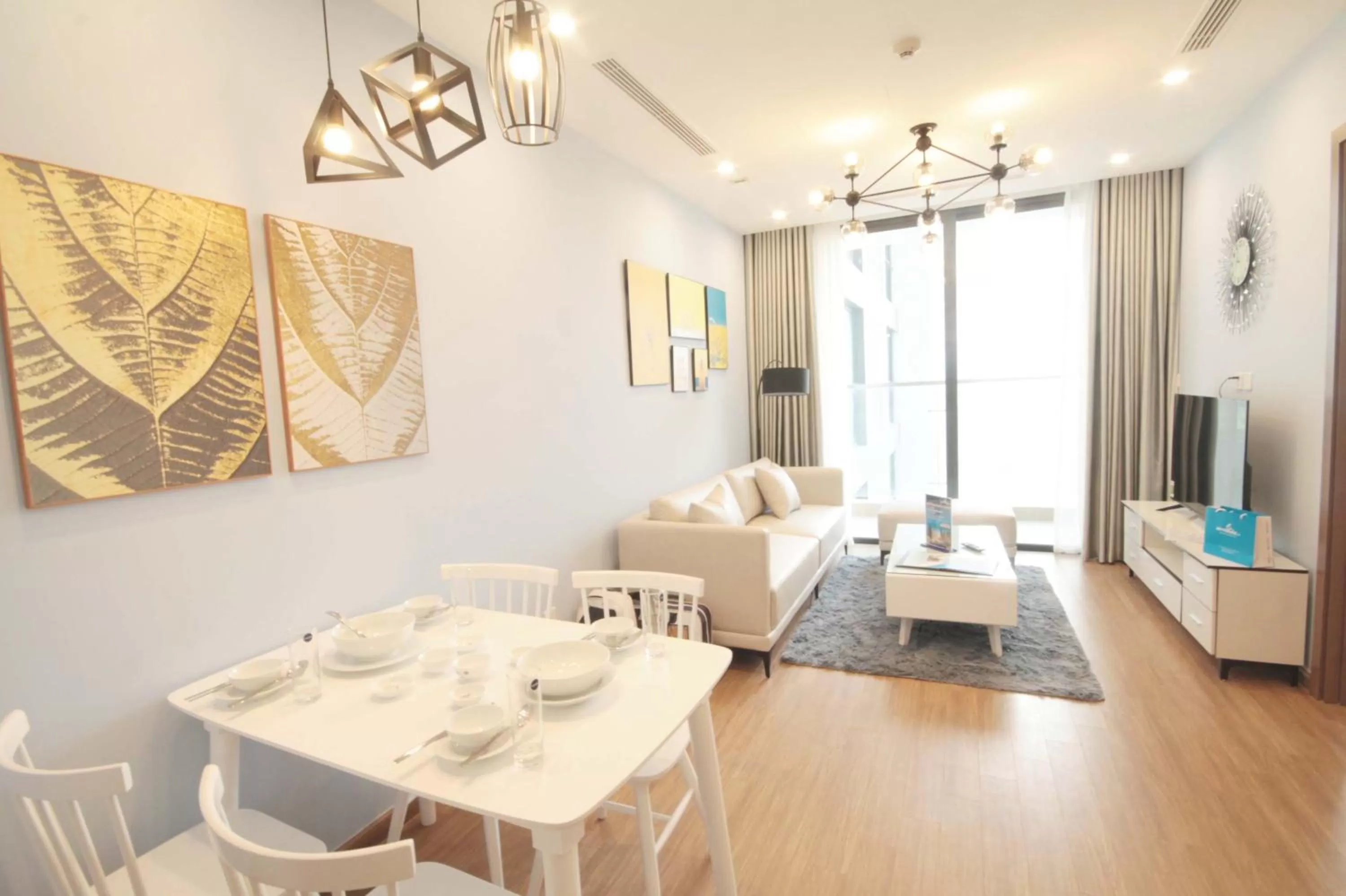 Seating Area in Vinhomes Skylake Apartment - by Bayhomes