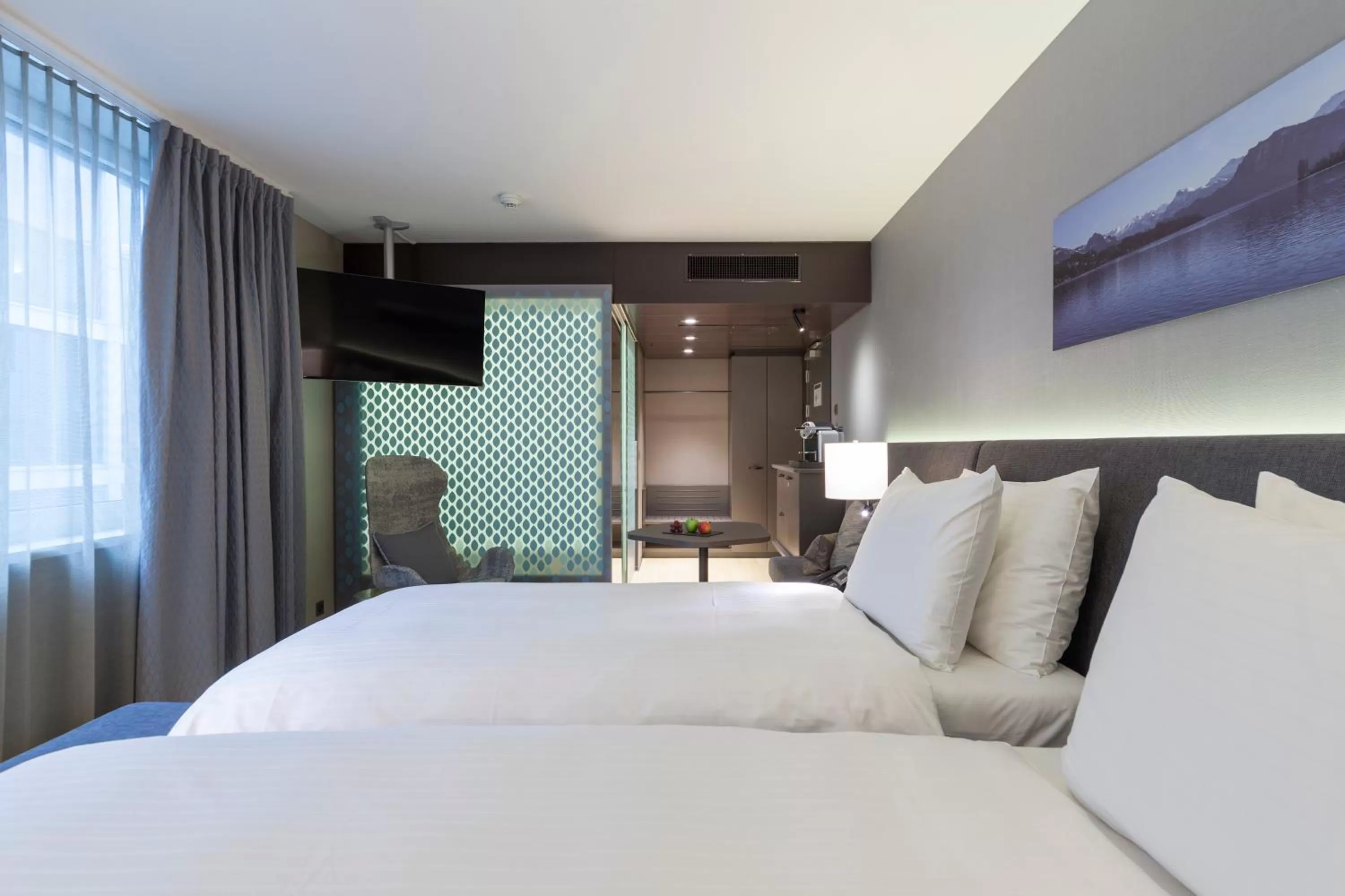 Photo of the whole room, Bed in Radisson Blu Hotel, Lucerne