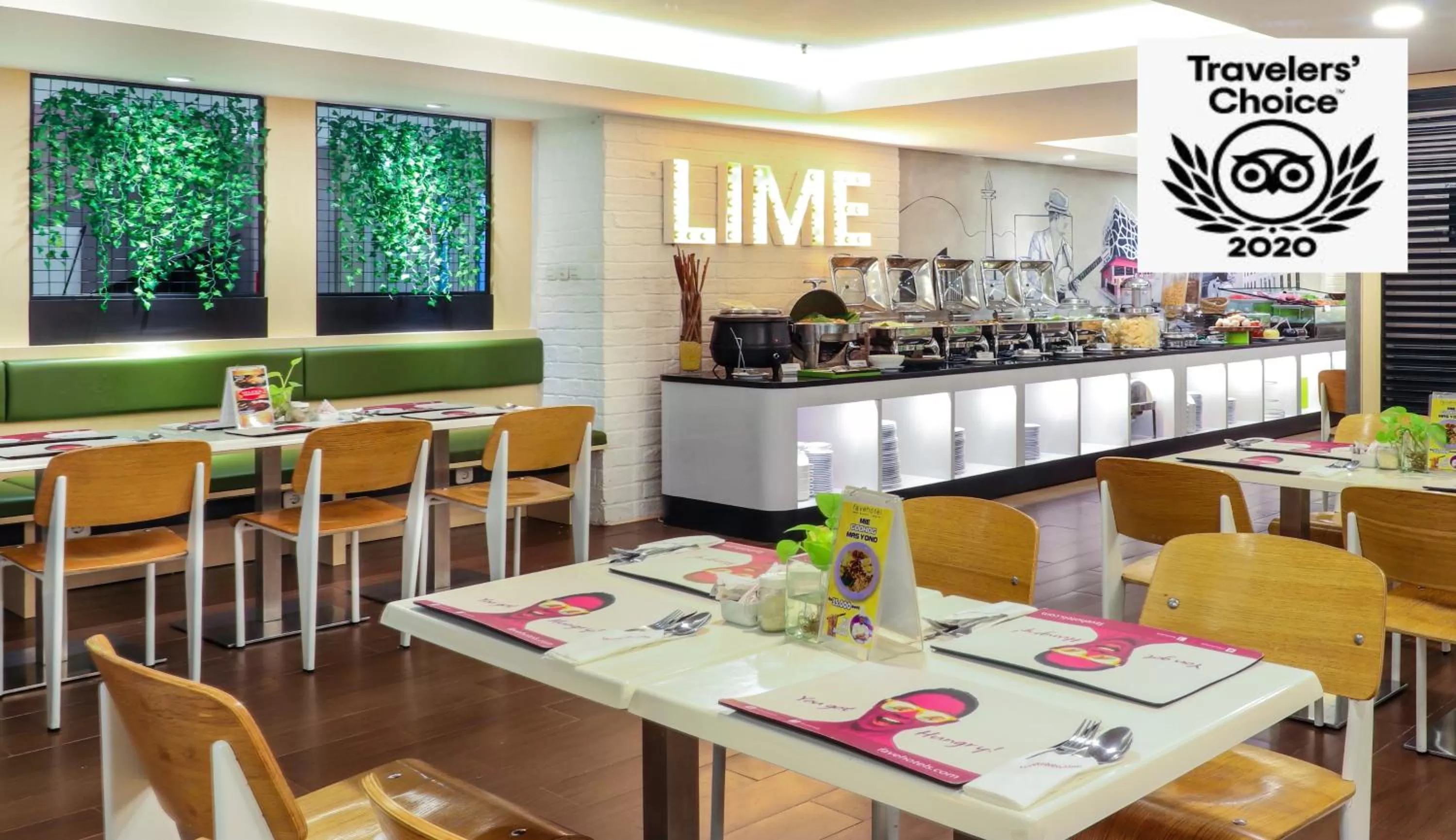 Restaurant/places to eat in favehotel Gatot Subroto Jakarta