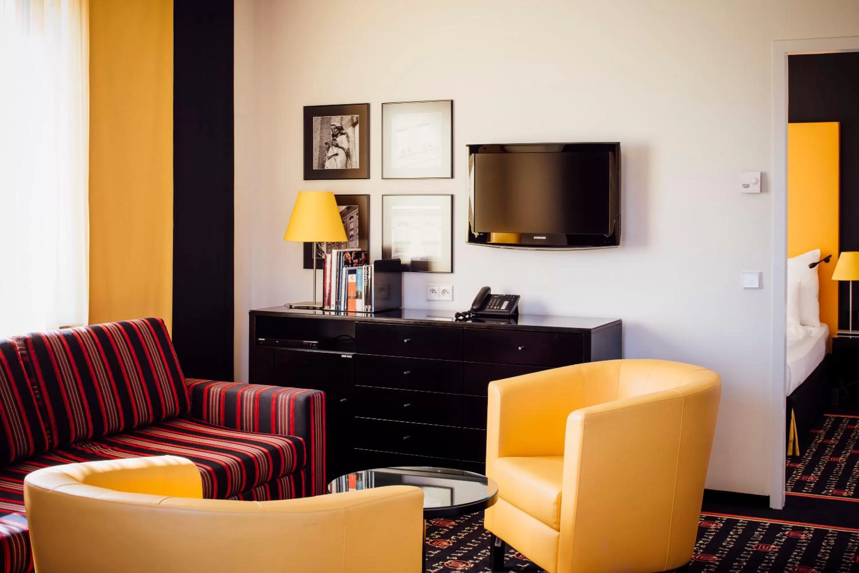 Living room in Vienna House Easy by Wyndham Katowice