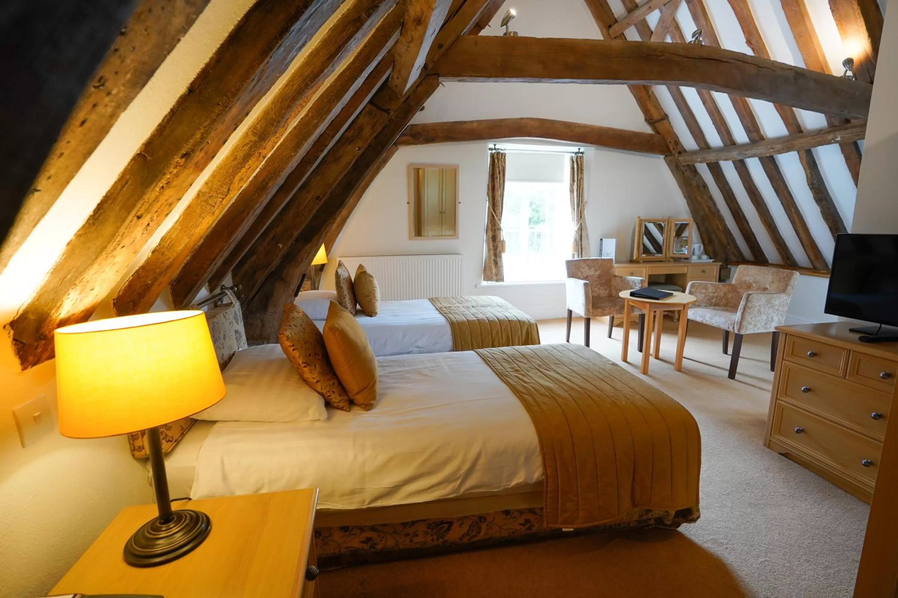 Bed in Waveney House Hotel