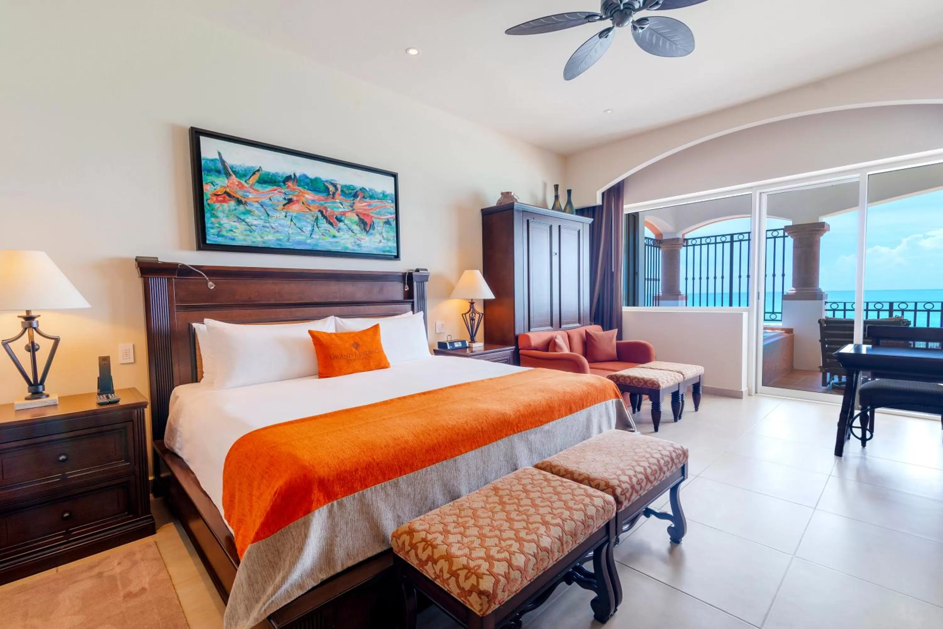 Bedroom, Bed in Grand Residences Riviera Cancun, All Inclusive