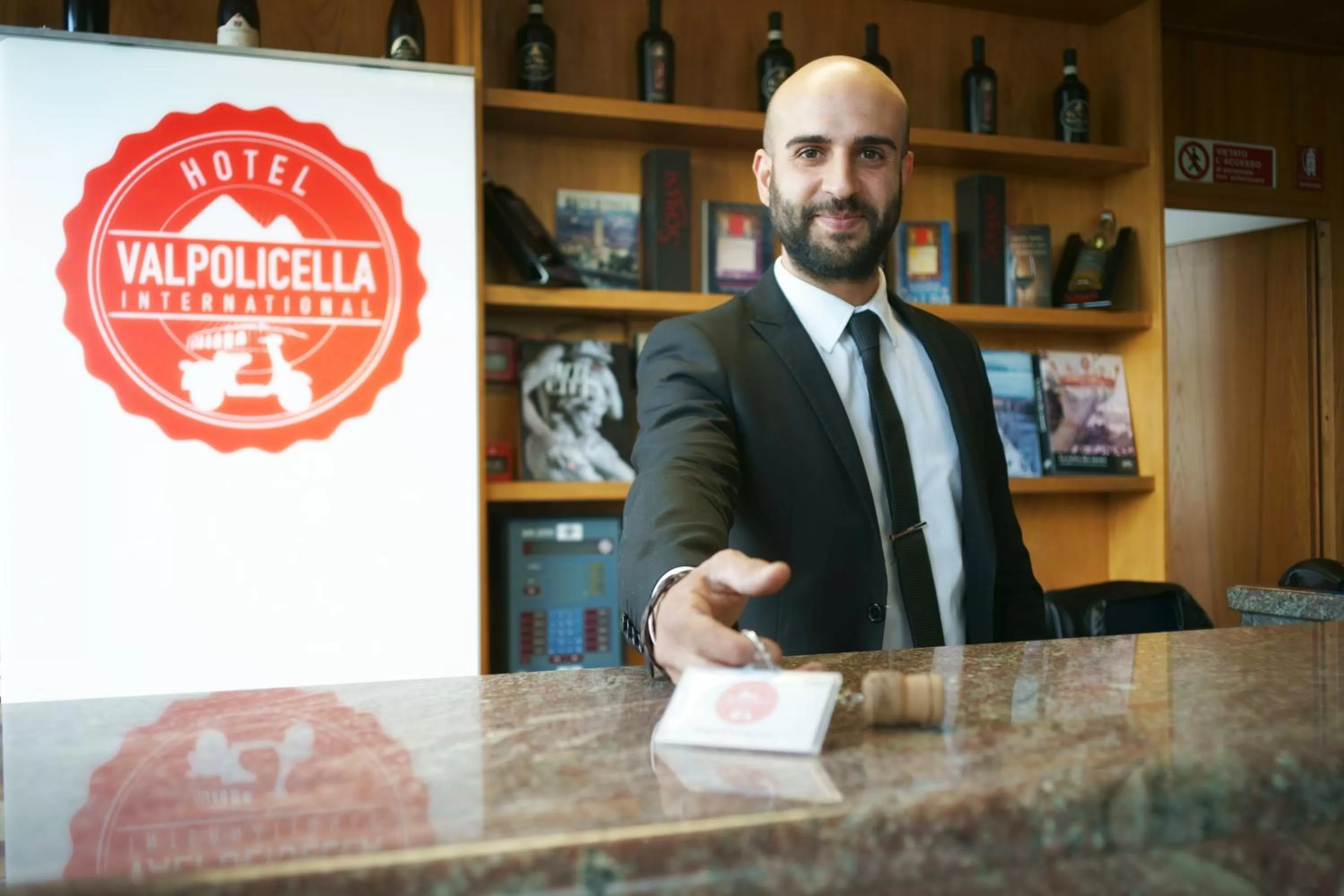 Lobby or reception in Hotel Valpolicella International