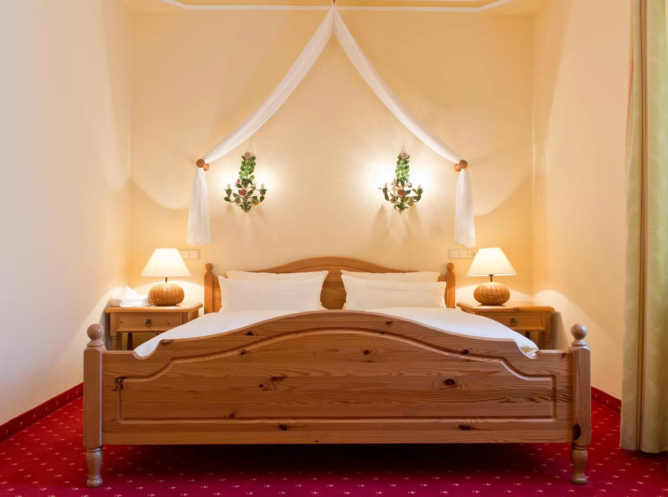 Bed in Romantik Hotel Markusturm