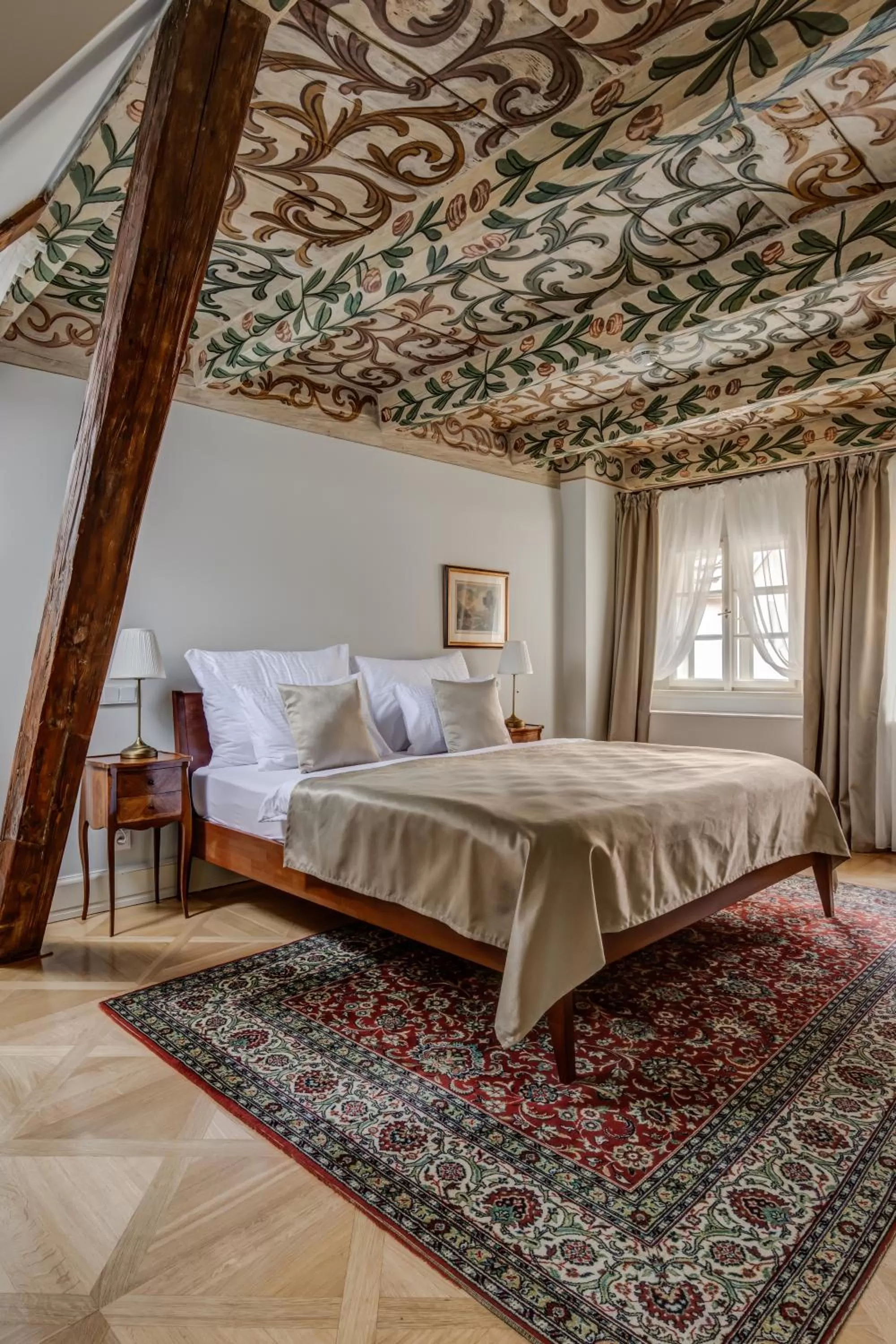 Bed in Hotel Nerudova 211