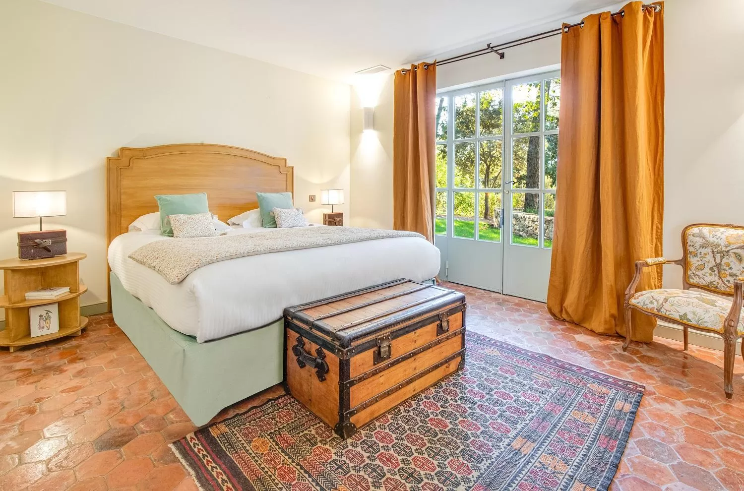 Bedroom, Bed in Château de Berne