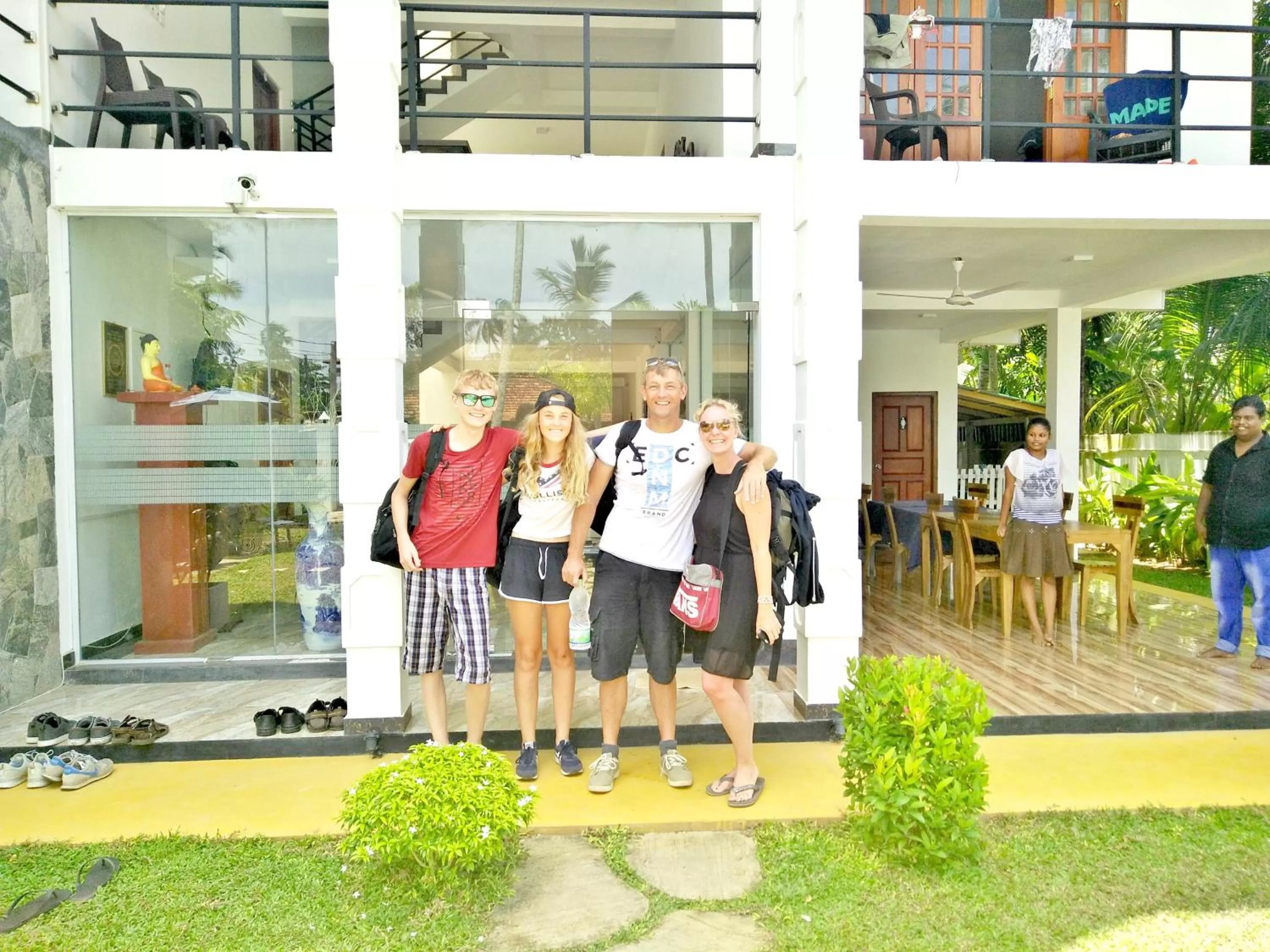 children in Ocean Bay Surf Resort Weligama